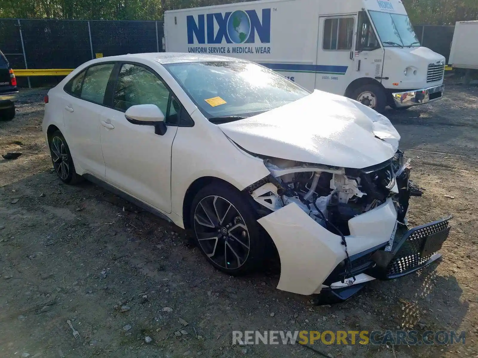 1 Photograph of a damaged car JTDS4RCE7LJ029549 TOYOTA COROLLA 2020