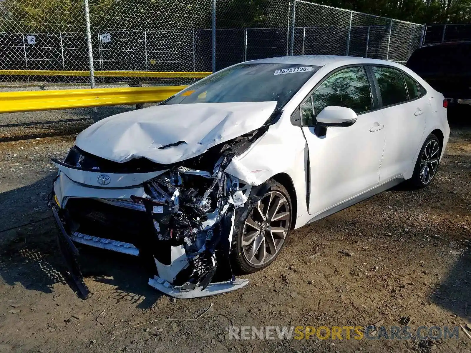 2 Photograph of a damaged car JTDS4RCE7LJ029549 TOYOTA COROLLA 2020