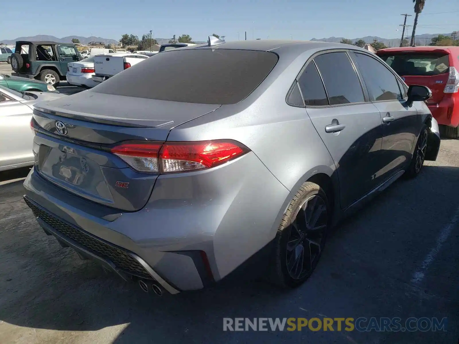 4 Photograph of a damaged car JTDS4RCE7LJ029874 TOYOTA COROLLA 2020