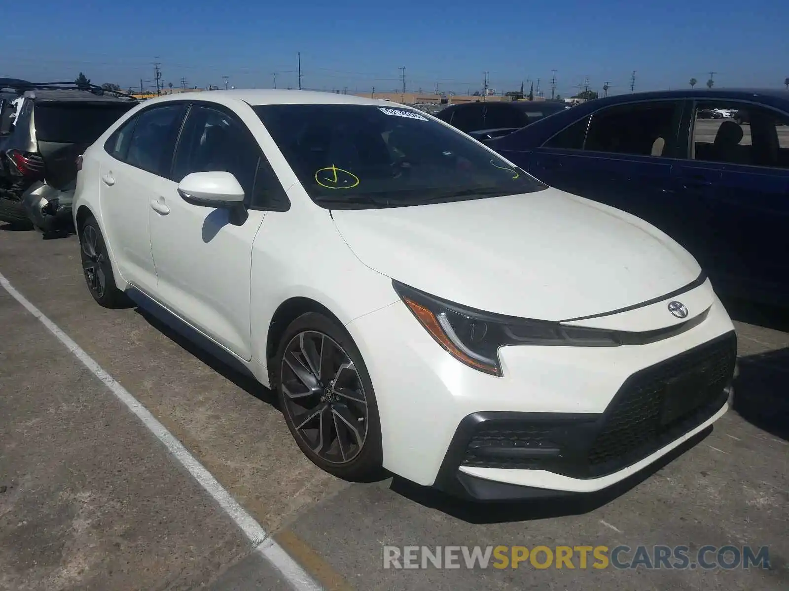 1 Photograph of a damaged car JTDS4RCE7LJ030295 TOYOTA COROLLA 2020