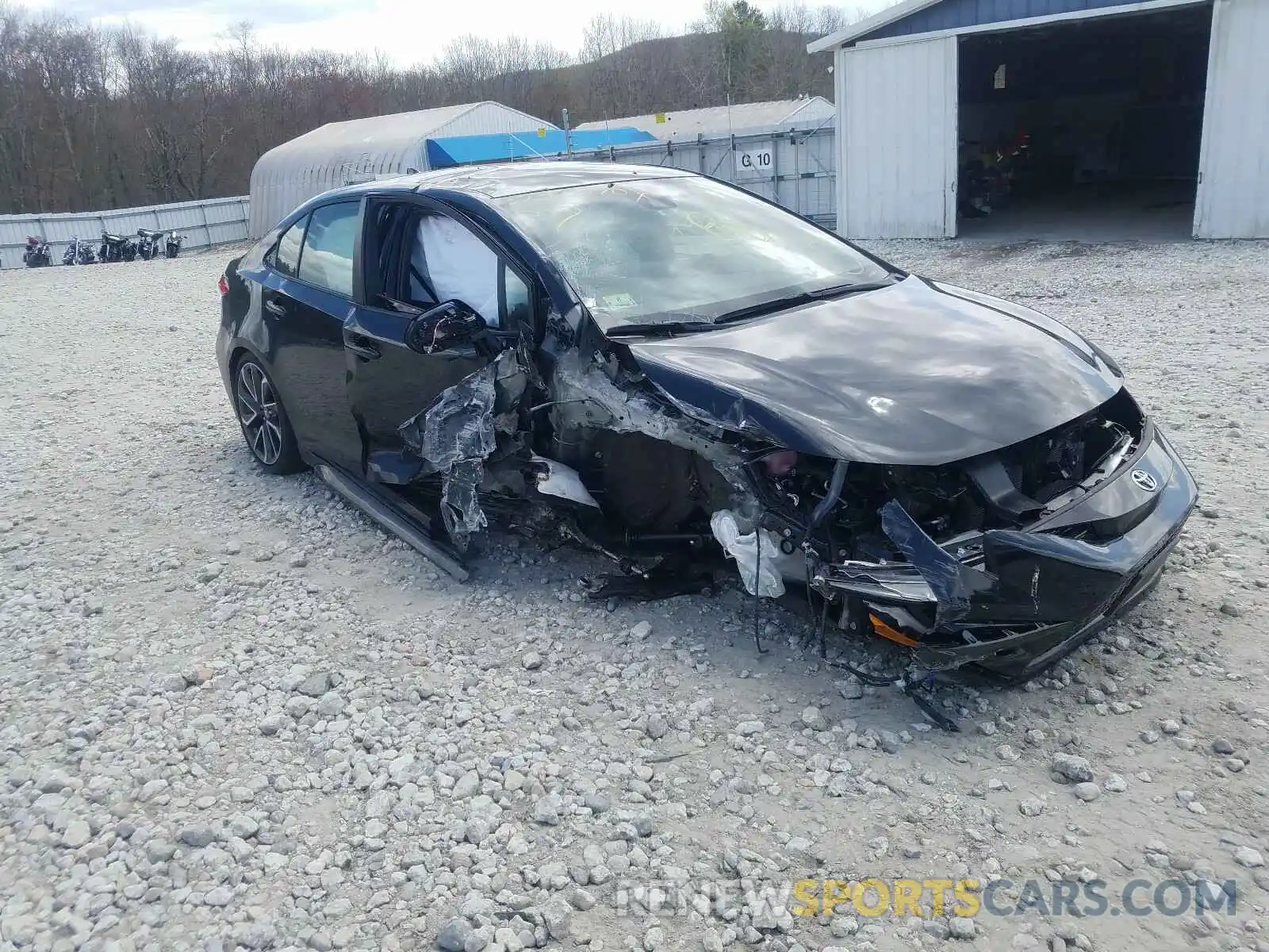 1 Photograph of a damaged car JTDS4RCE7LJ030961 TOYOTA COROLLA 2020