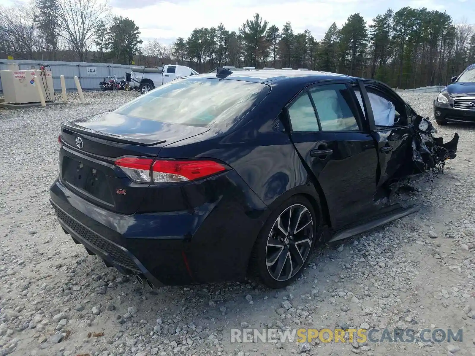 4 Photograph of a damaged car JTDS4RCE7LJ030961 TOYOTA COROLLA 2020