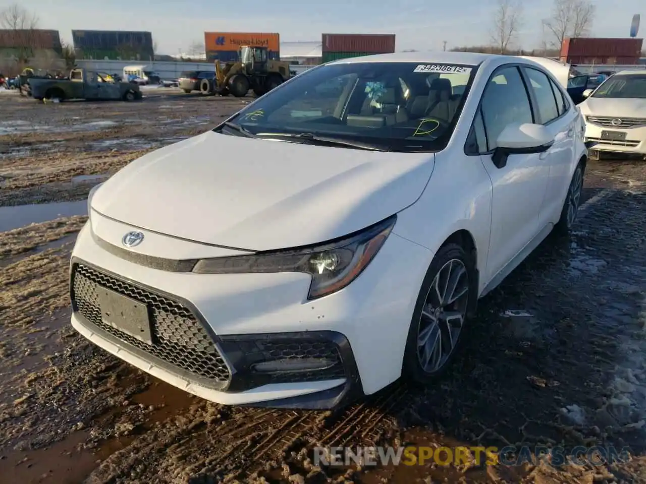 2 Photograph of a damaged car JTDS4RCE7LJ031091 TOYOTA COROLLA 2020