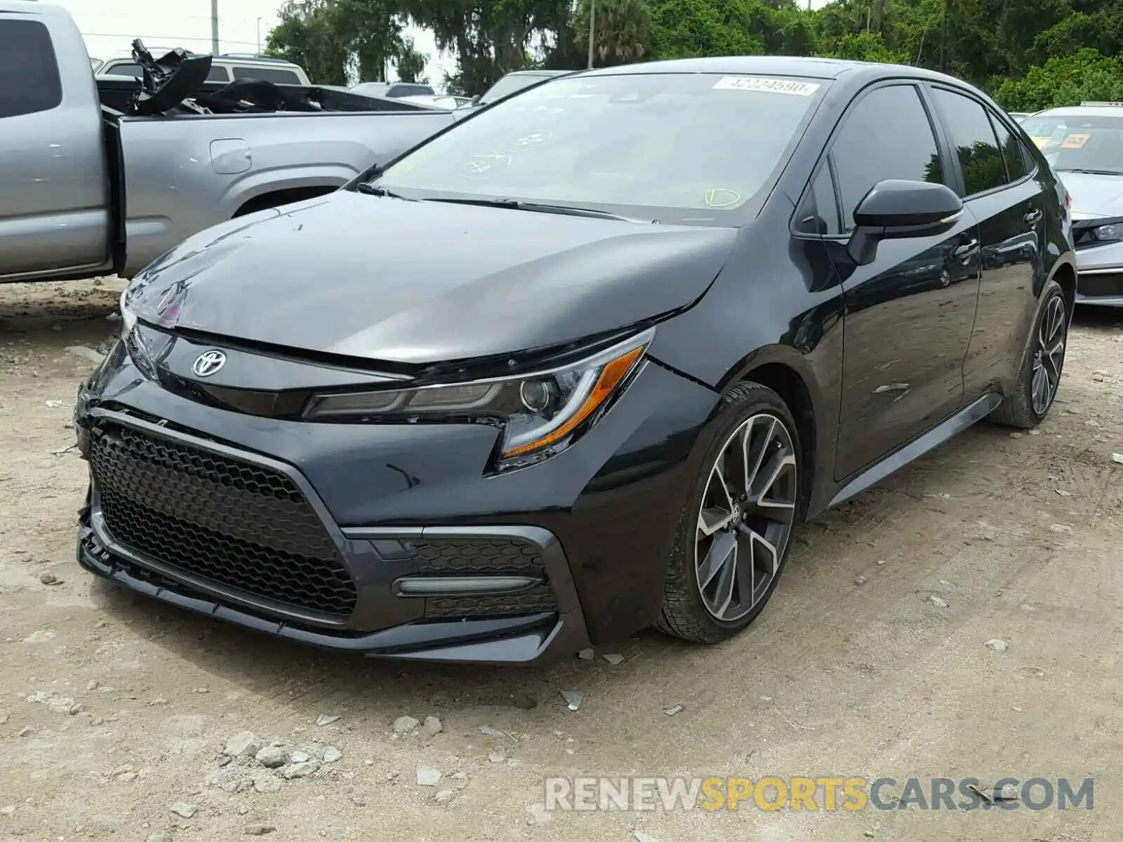 2 Photograph of a damaged car JTDS4RCE7LJ031351 TOYOTA COROLLA 2020