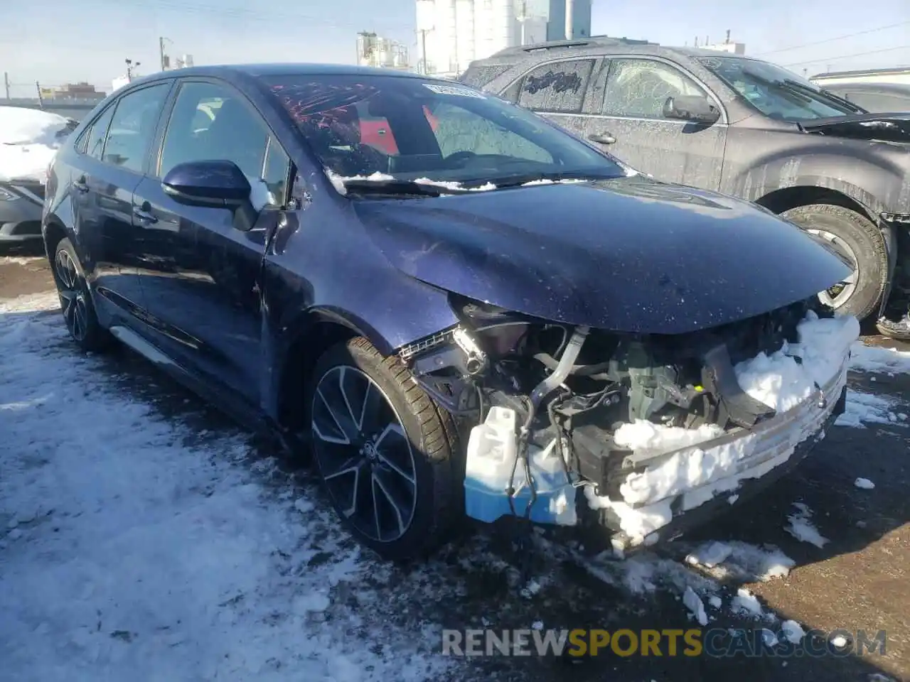 1 Photograph of a damaged car JTDS4RCE7LJ032077 TOYOTA COROLLA 2020