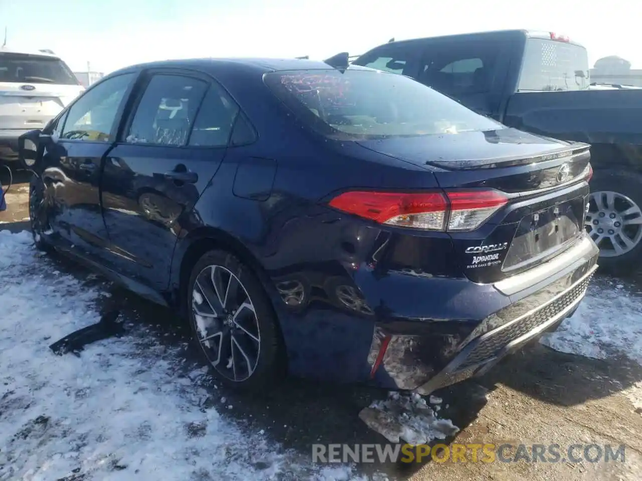 3 Photograph of a damaged car JTDS4RCE7LJ032077 TOYOTA COROLLA 2020