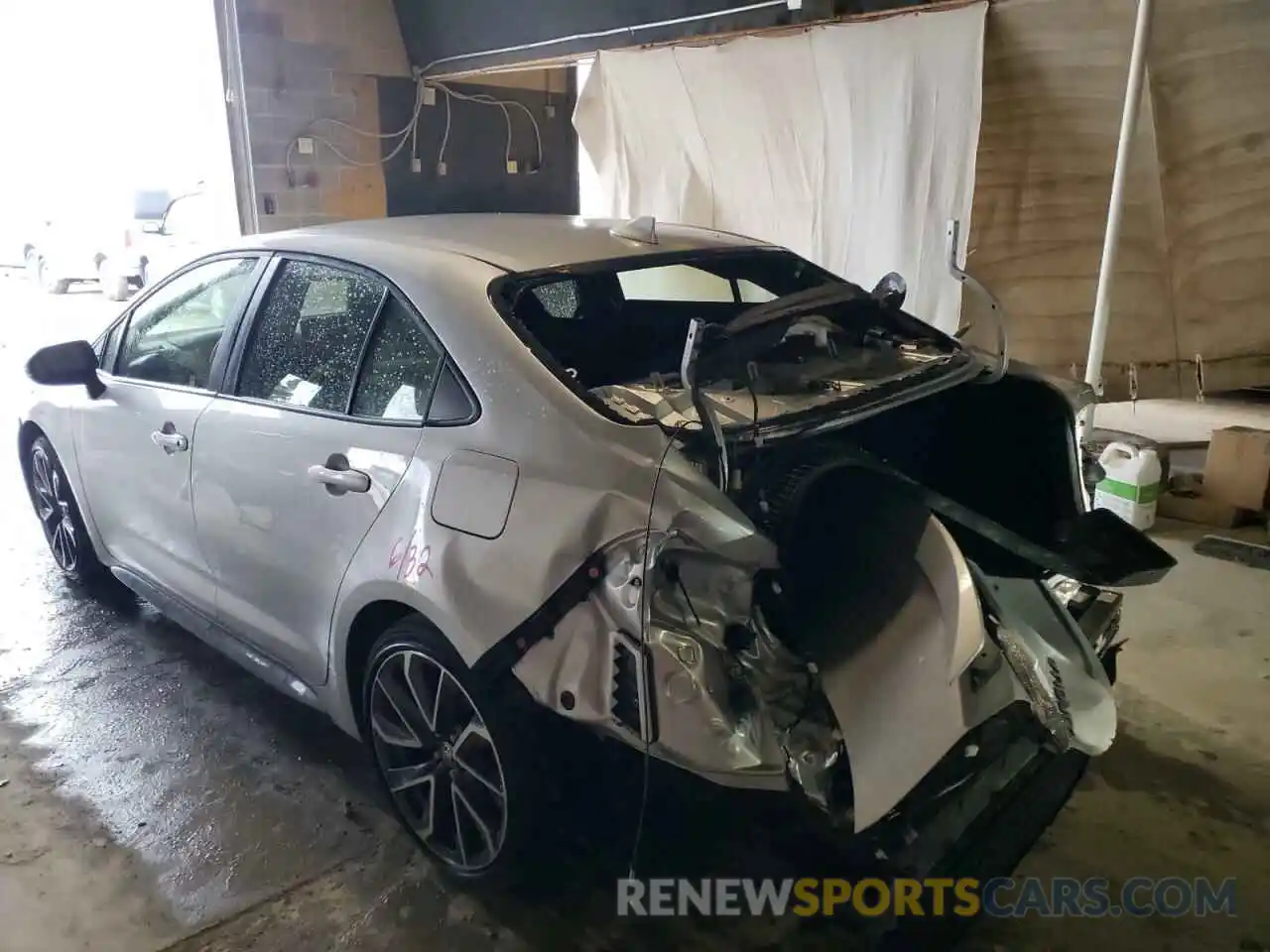 3 Photograph of a damaged car JTDS4RCE7LJ032807 TOYOTA COROLLA 2020