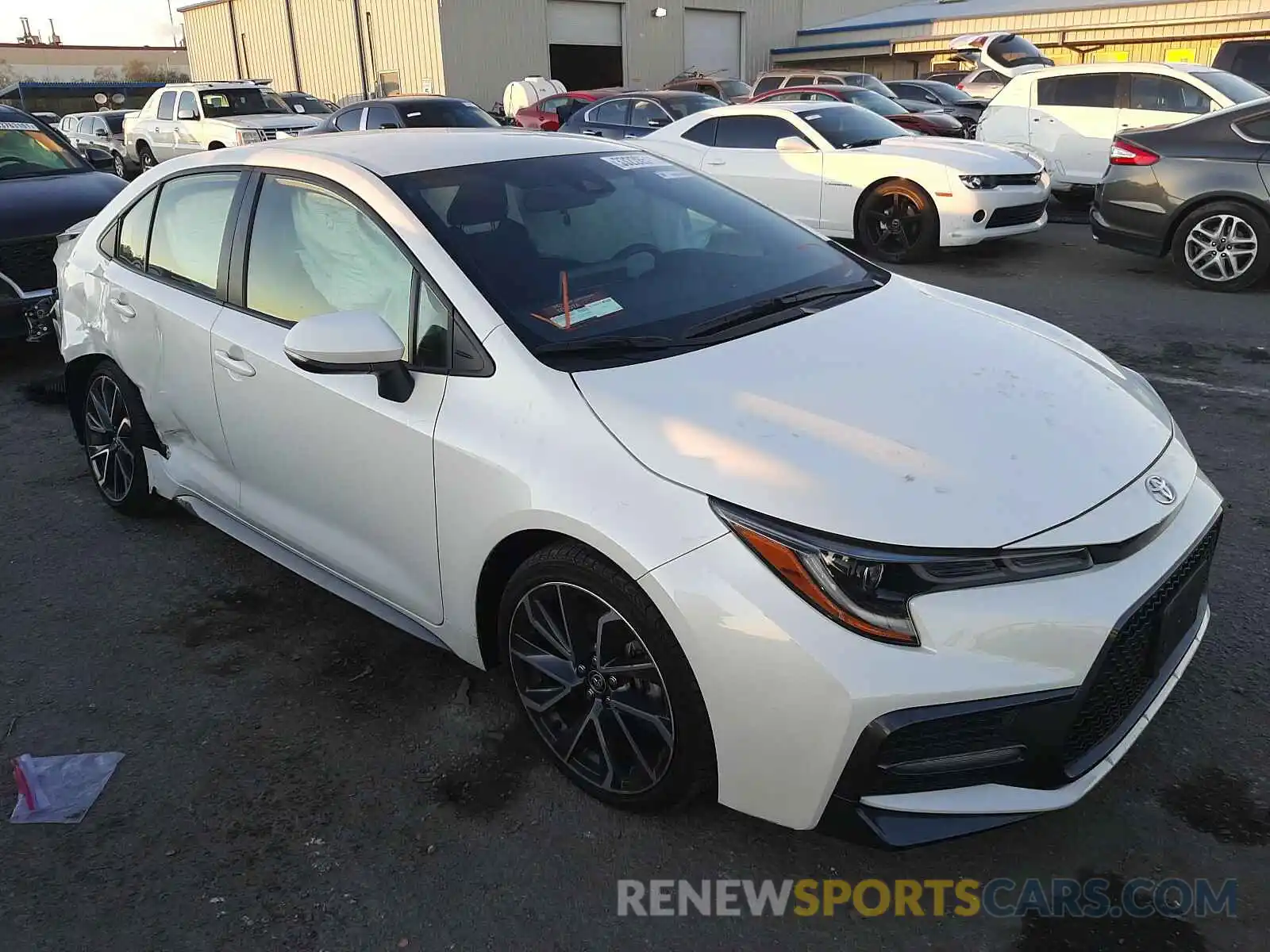 1 Photograph of a damaged car JTDS4RCE7LJ033407 TOYOTA COROLLA 2020