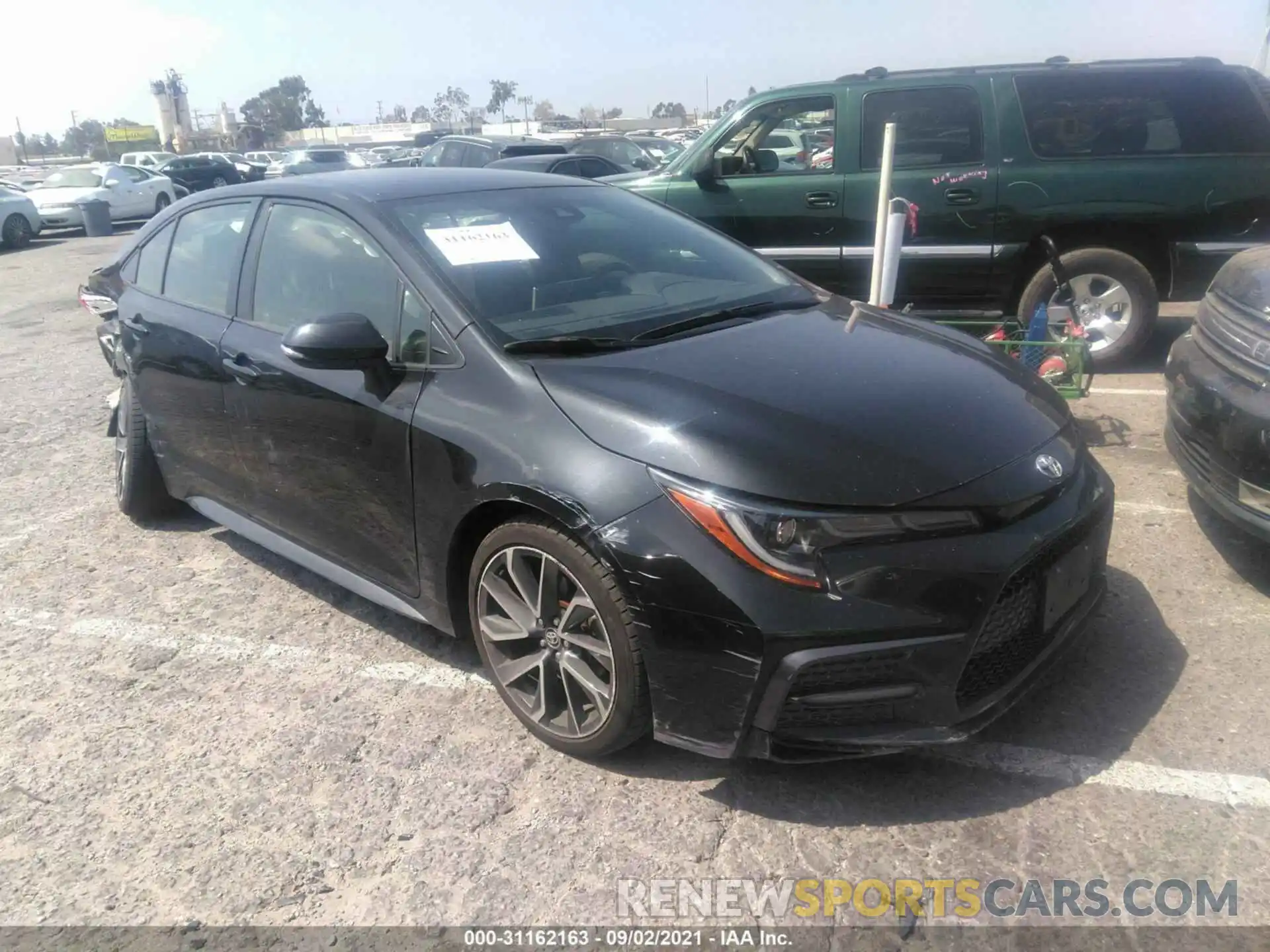 1 Photograph of a damaged car JTDS4RCE7LJ033956 TOYOTA COROLLA 2020