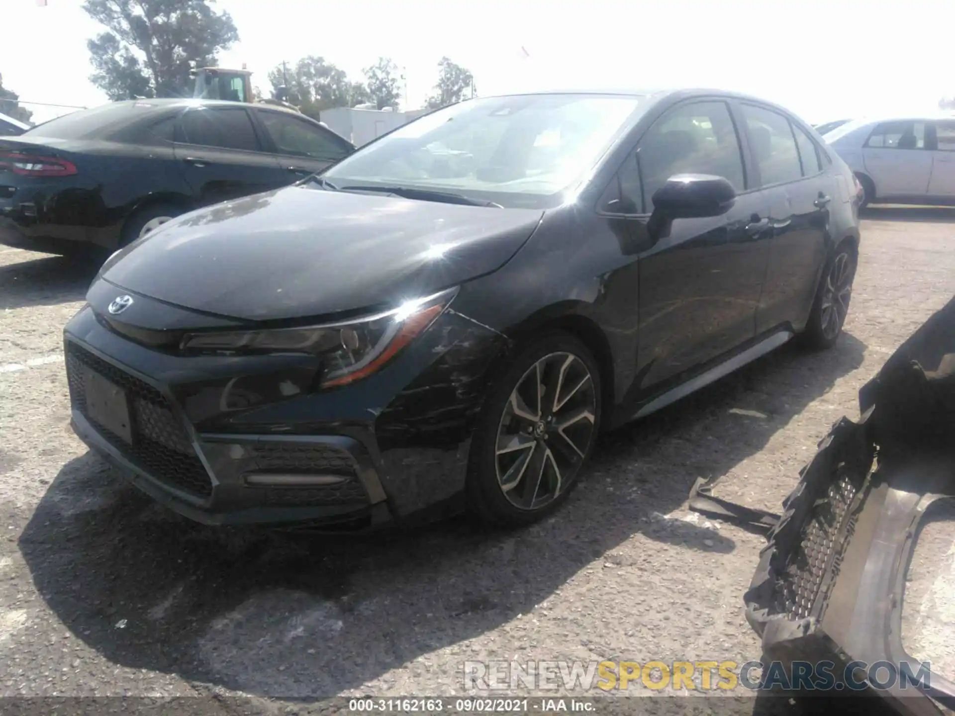 2 Photograph of a damaged car JTDS4RCE7LJ033956 TOYOTA COROLLA 2020