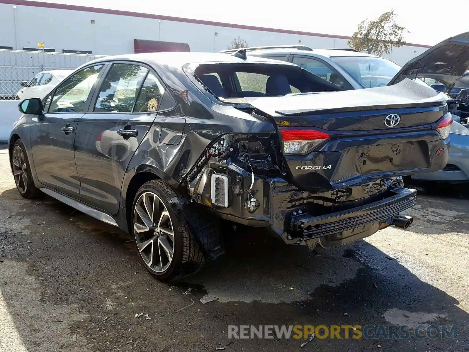 3 Photograph of a damaged car JTDS4RCE7LJ034282 TOYOTA COROLLA 2020