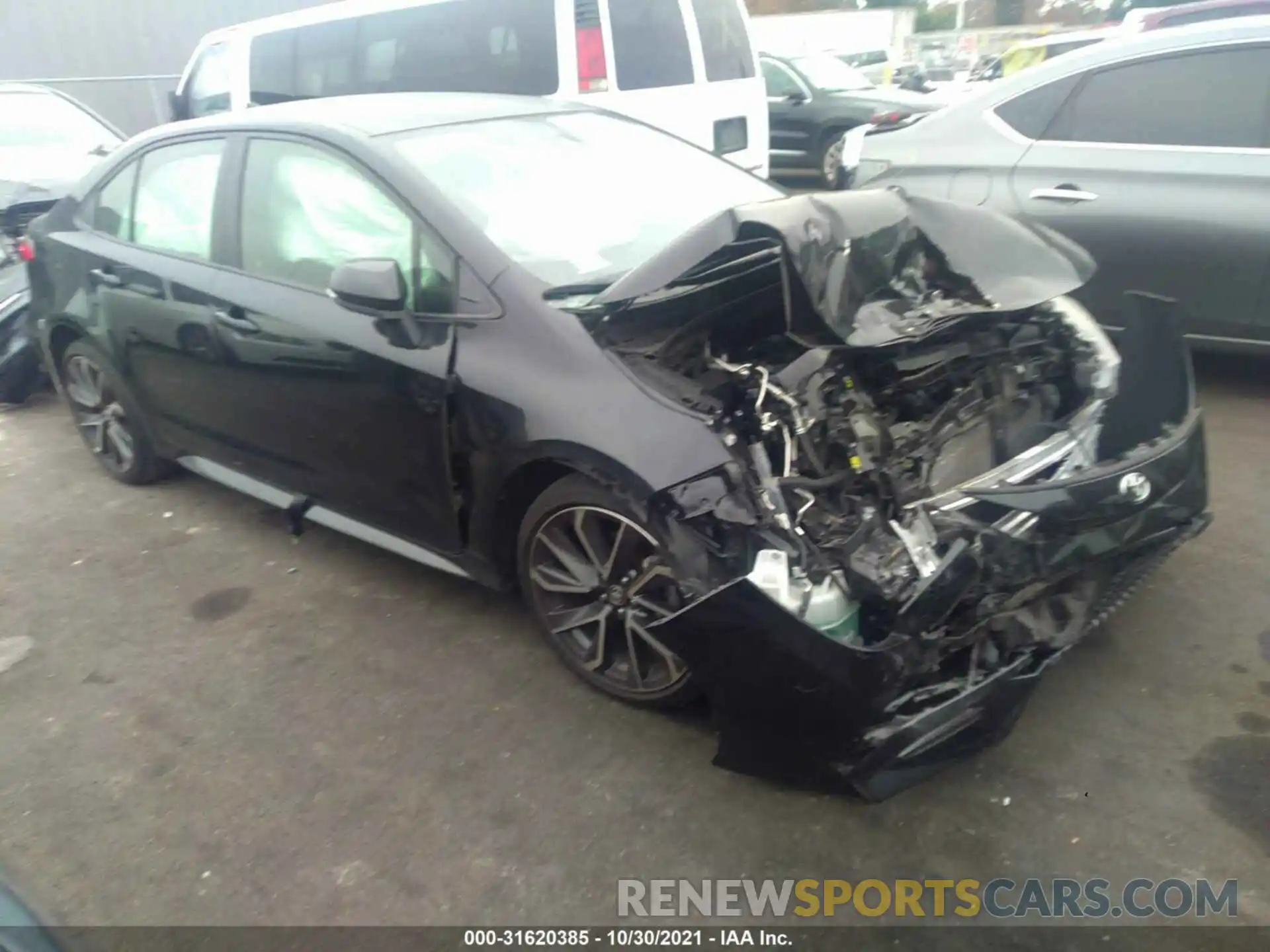 1 Photograph of a damaged car JTDS4RCE7LJ035478 TOYOTA COROLLA 2020