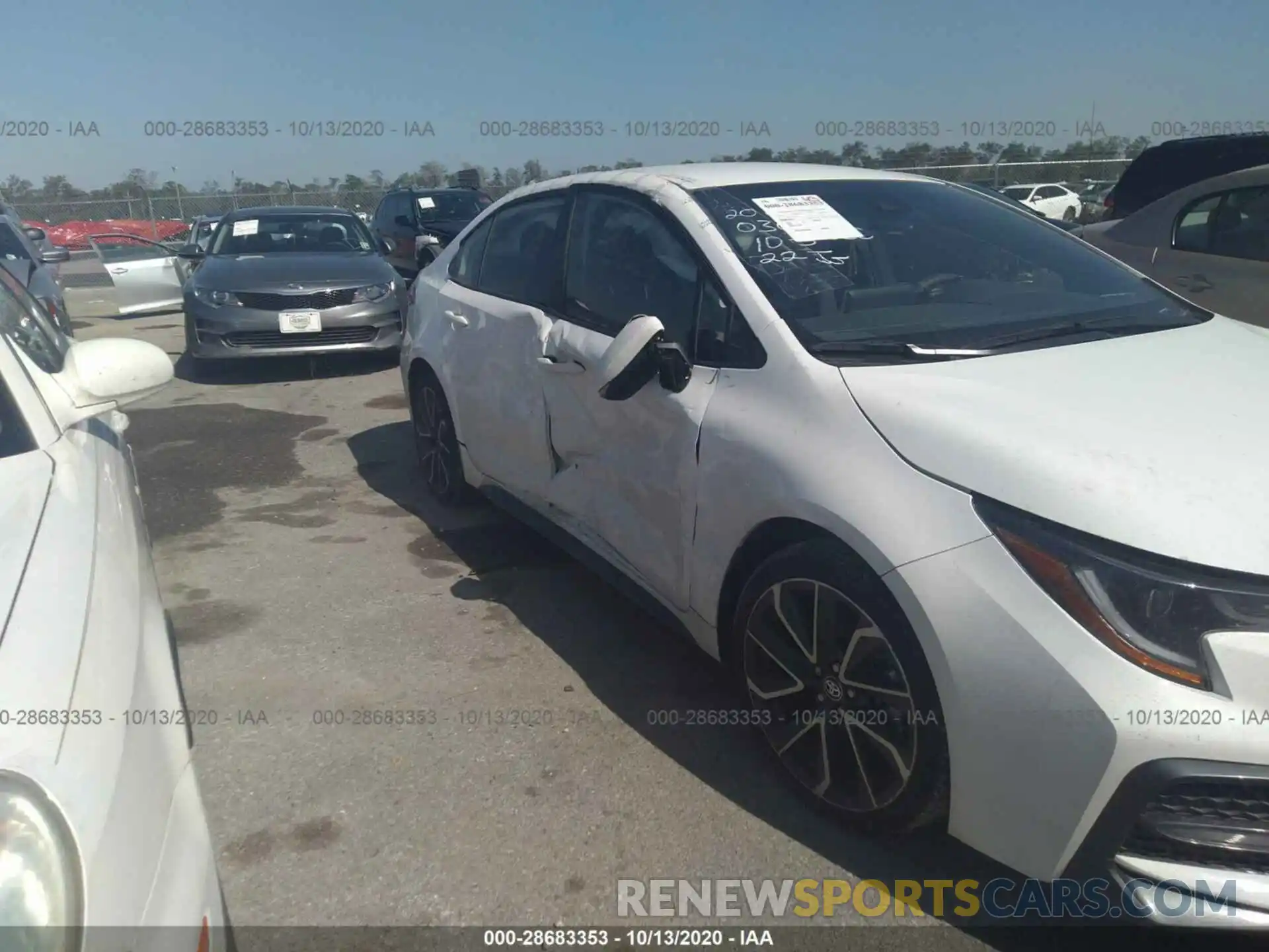 6 Photograph of a damaged car JTDS4RCE7LJ036016 TOYOTA COROLLA 2020