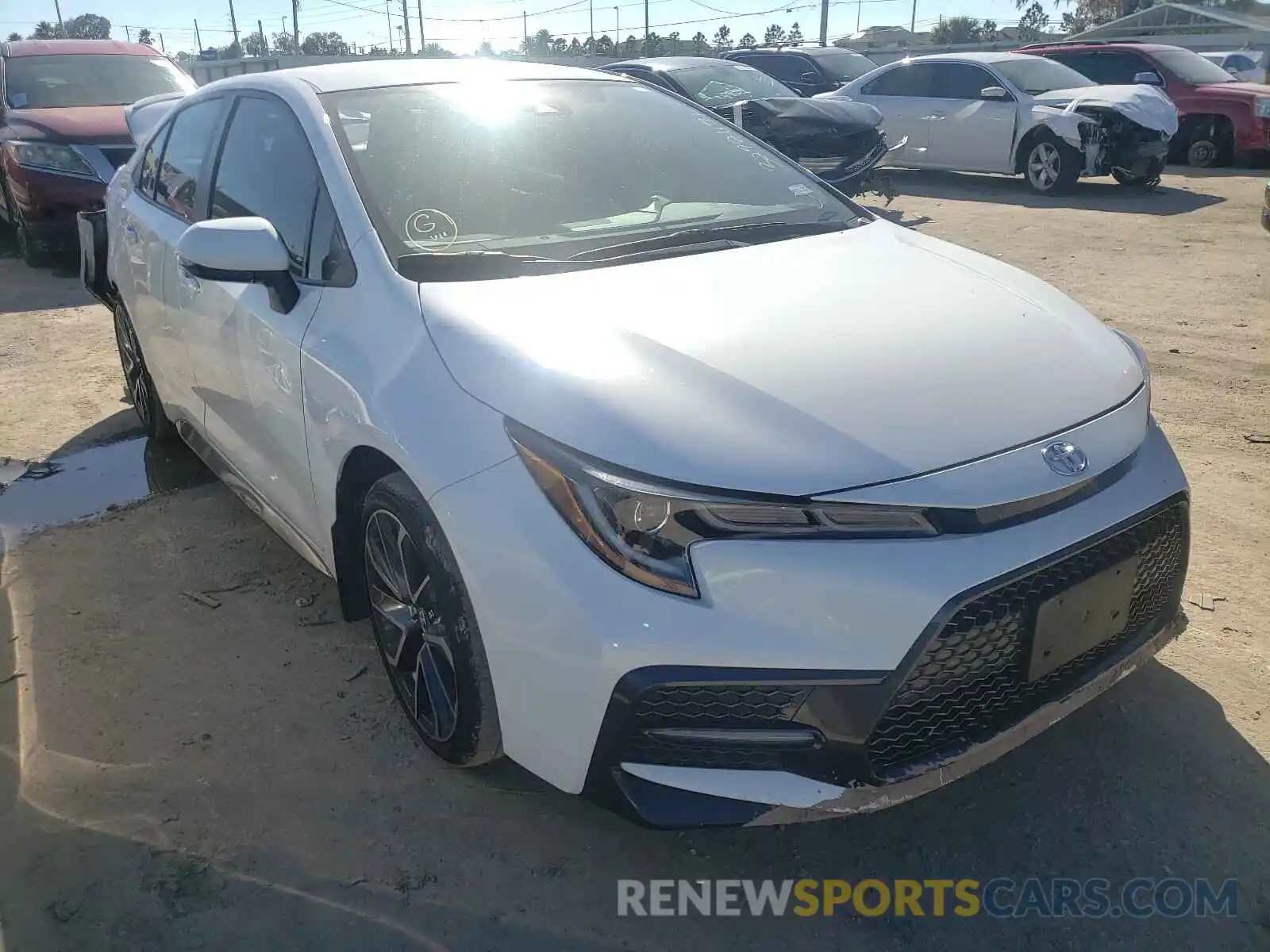 1 Photograph of a damaged car JTDS4RCE7LJ037618 TOYOTA COROLLA 2020