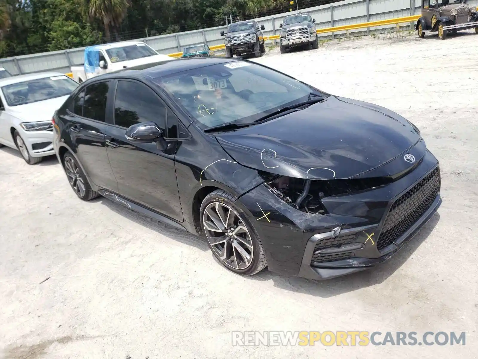 1 Photograph of a damaged car JTDS4RCE7LJ037831 TOYOTA COROLLA 2020