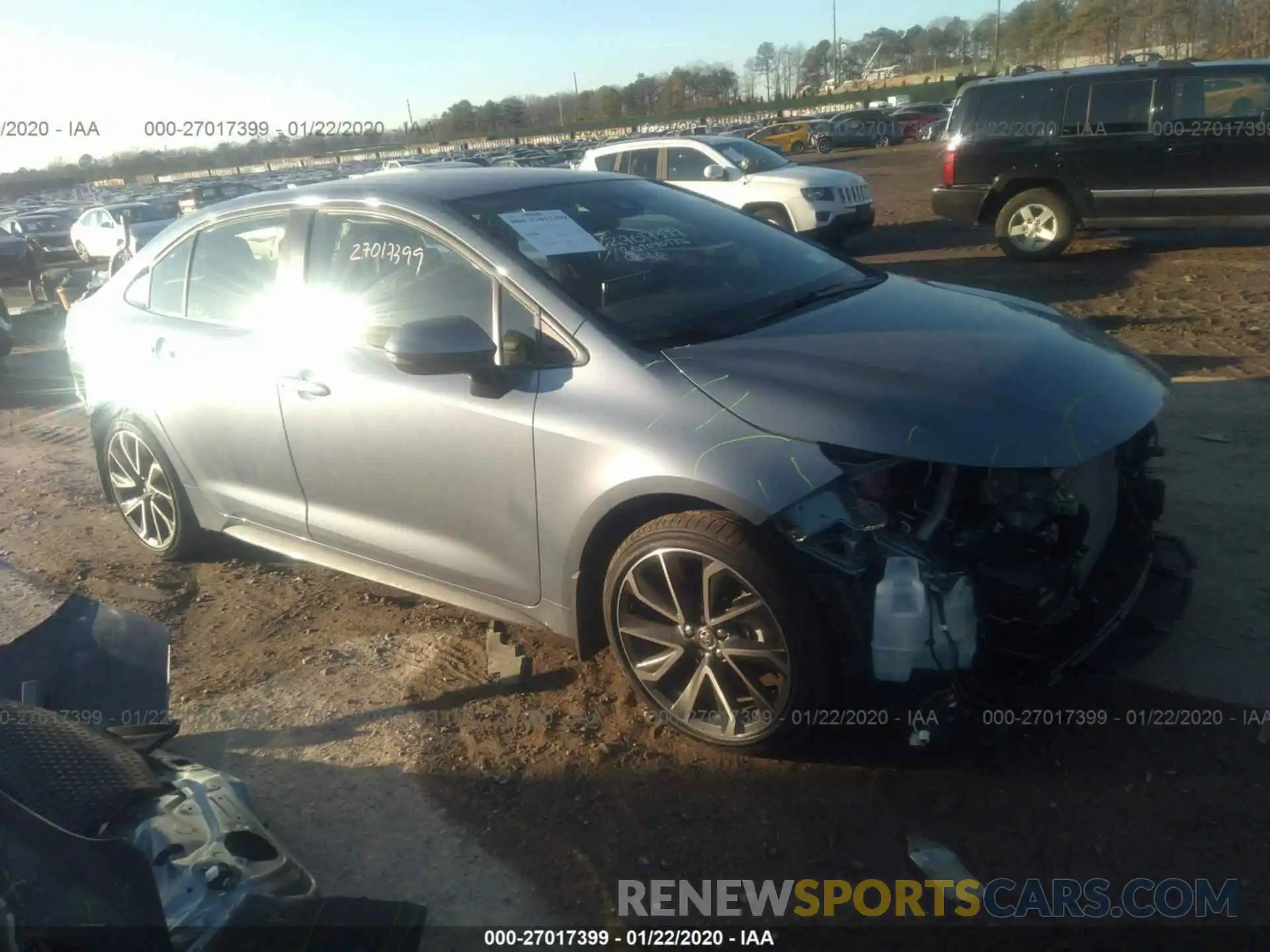 1 Photograph of a damaged car JTDS4RCE7LJ037862 TOYOTA COROLLA 2020