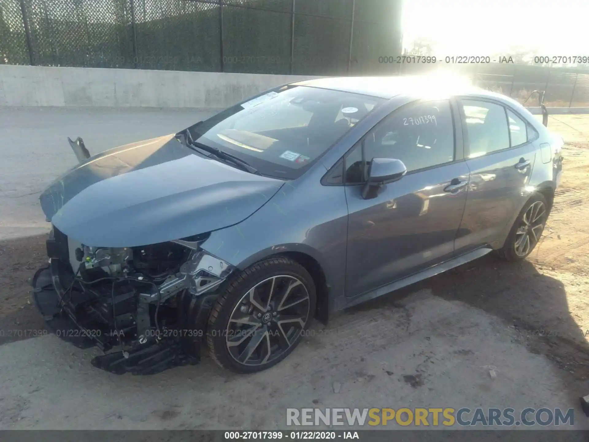 2 Photograph of a damaged car JTDS4RCE7LJ037862 TOYOTA COROLLA 2020