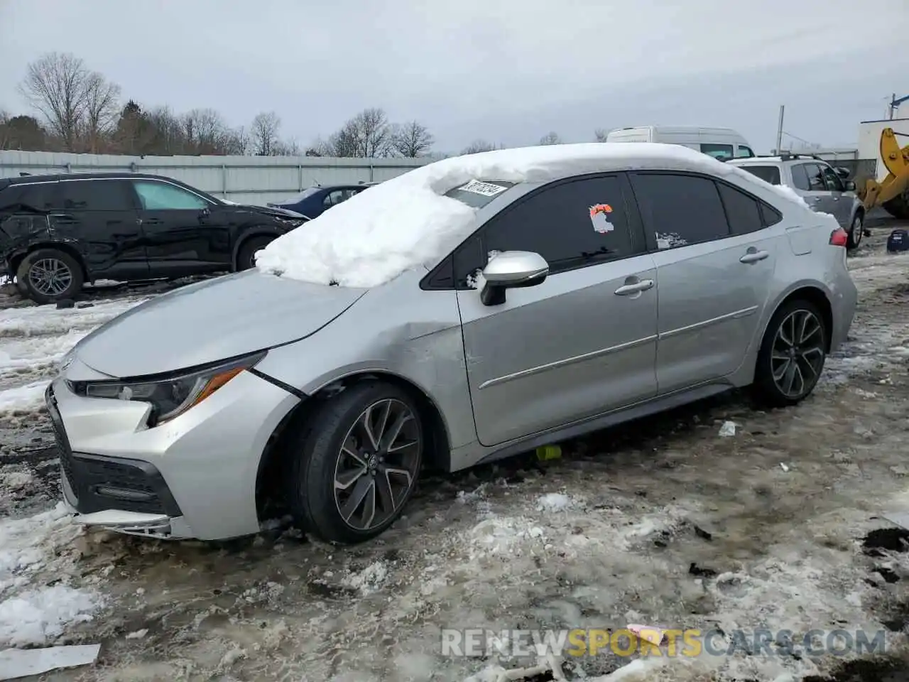 1 Photograph of a damaged car JTDS4RCE7LJ038431 TOYOTA COROLLA 2020