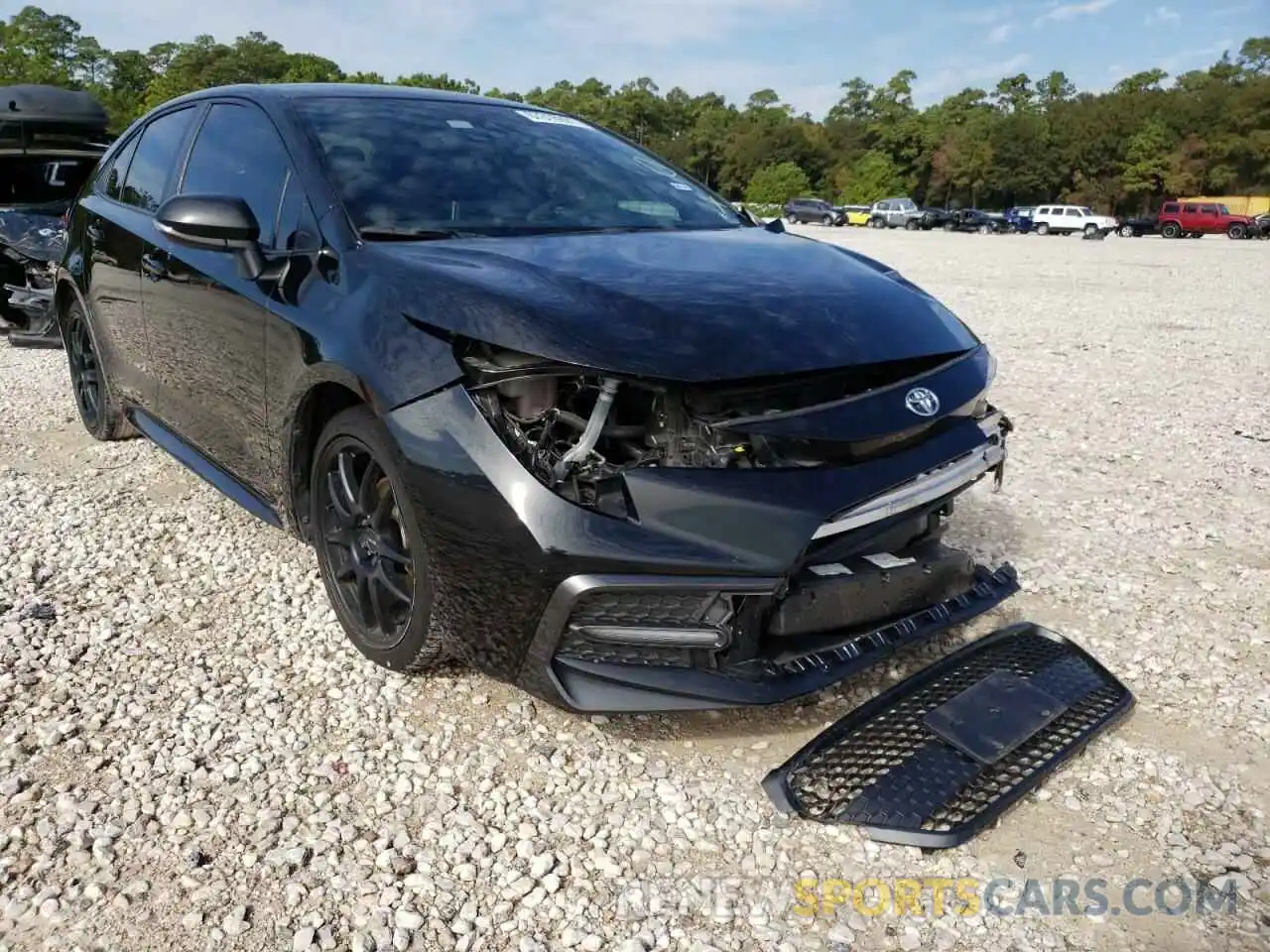 1 Photograph of a damaged car JTDS4RCE7LJ038834 TOYOTA COROLLA 2020