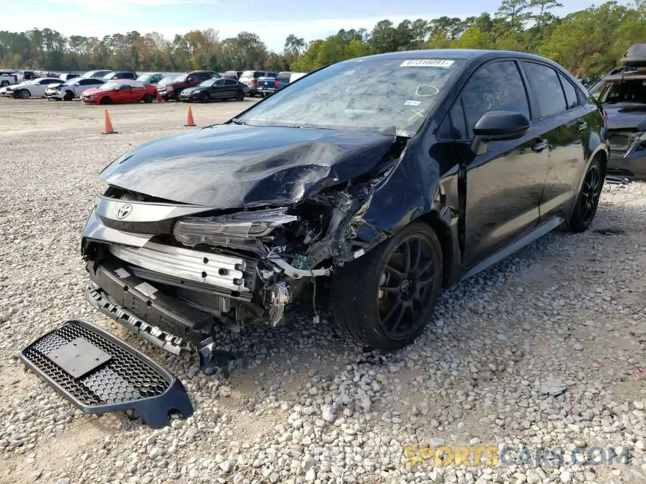 2 Photograph of a damaged car JTDS4RCE7LJ038834 TOYOTA COROLLA 2020