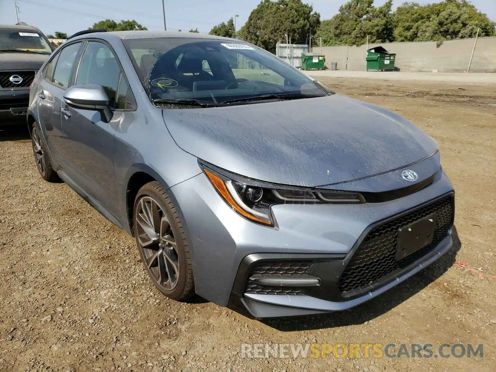 1 Photograph of a damaged car JTDS4RCE7LJ040633 TOYOTA COROLLA 2020