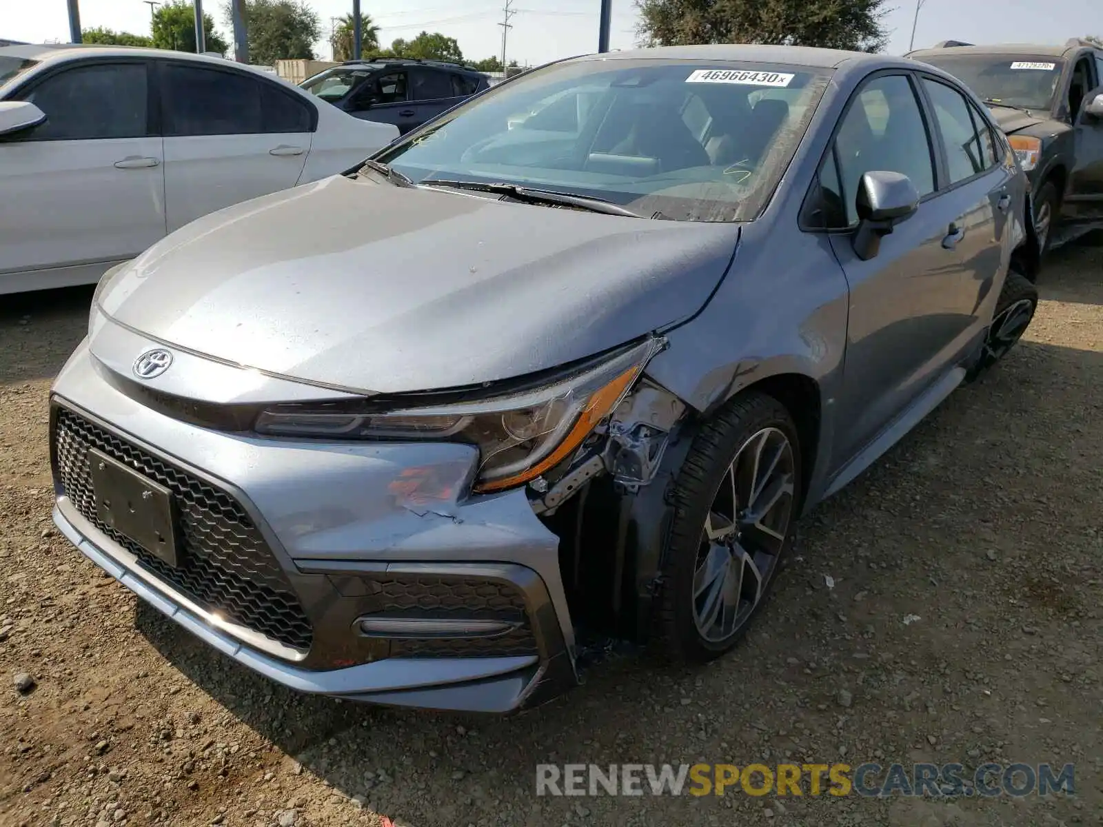 2 Photograph of a damaged car JTDS4RCE7LJ040633 TOYOTA COROLLA 2020