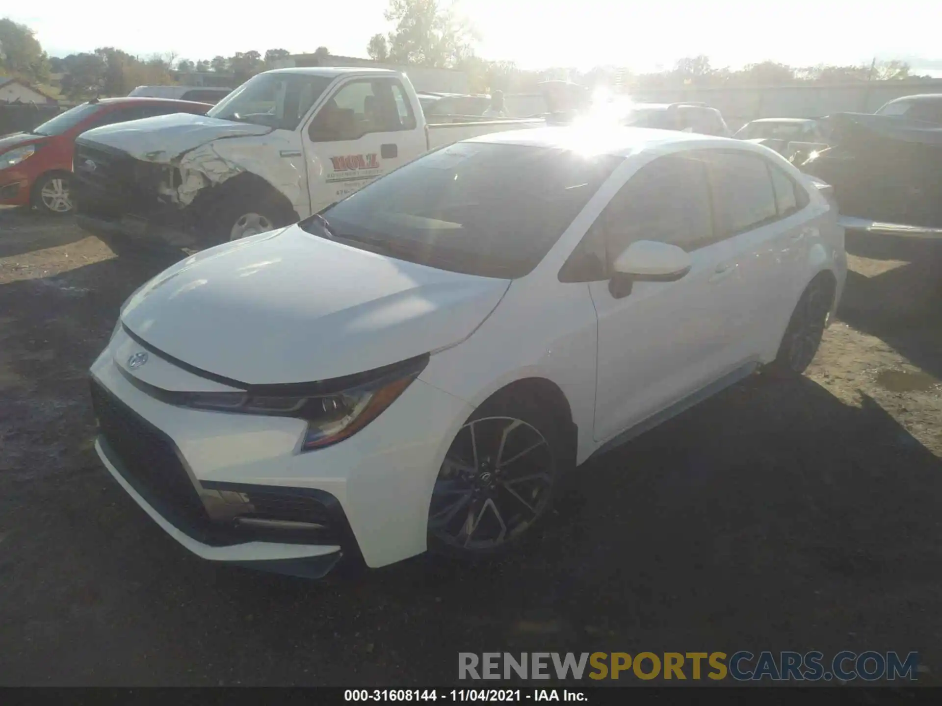 2 Photograph of a damaged car JTDS4RCE7LJ040731 TOYOTA COROLLA 2020