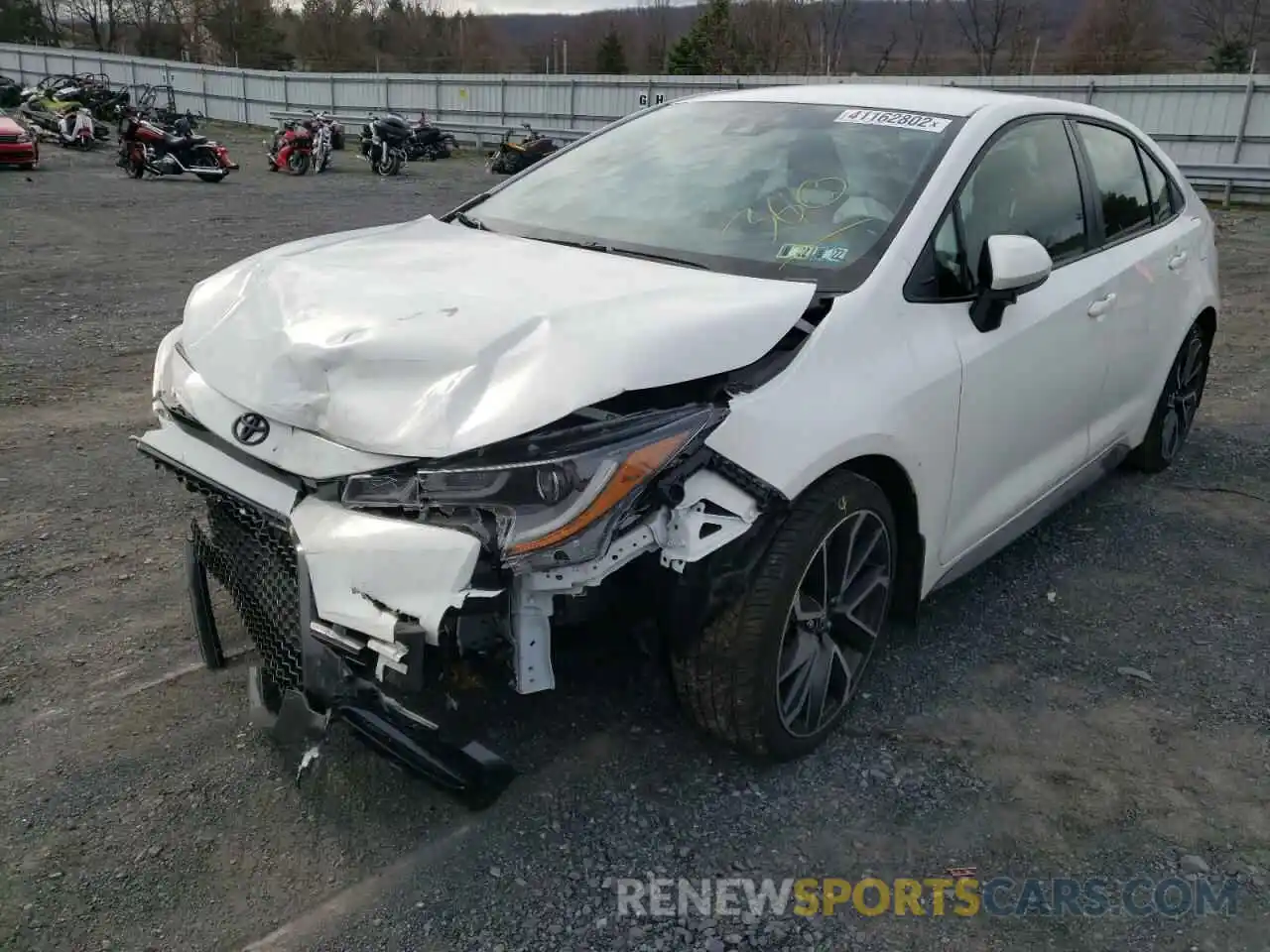 2 Photograph of a damaged car JTDS4RCE7LJ042043 TOYOTA COROLLA 2020