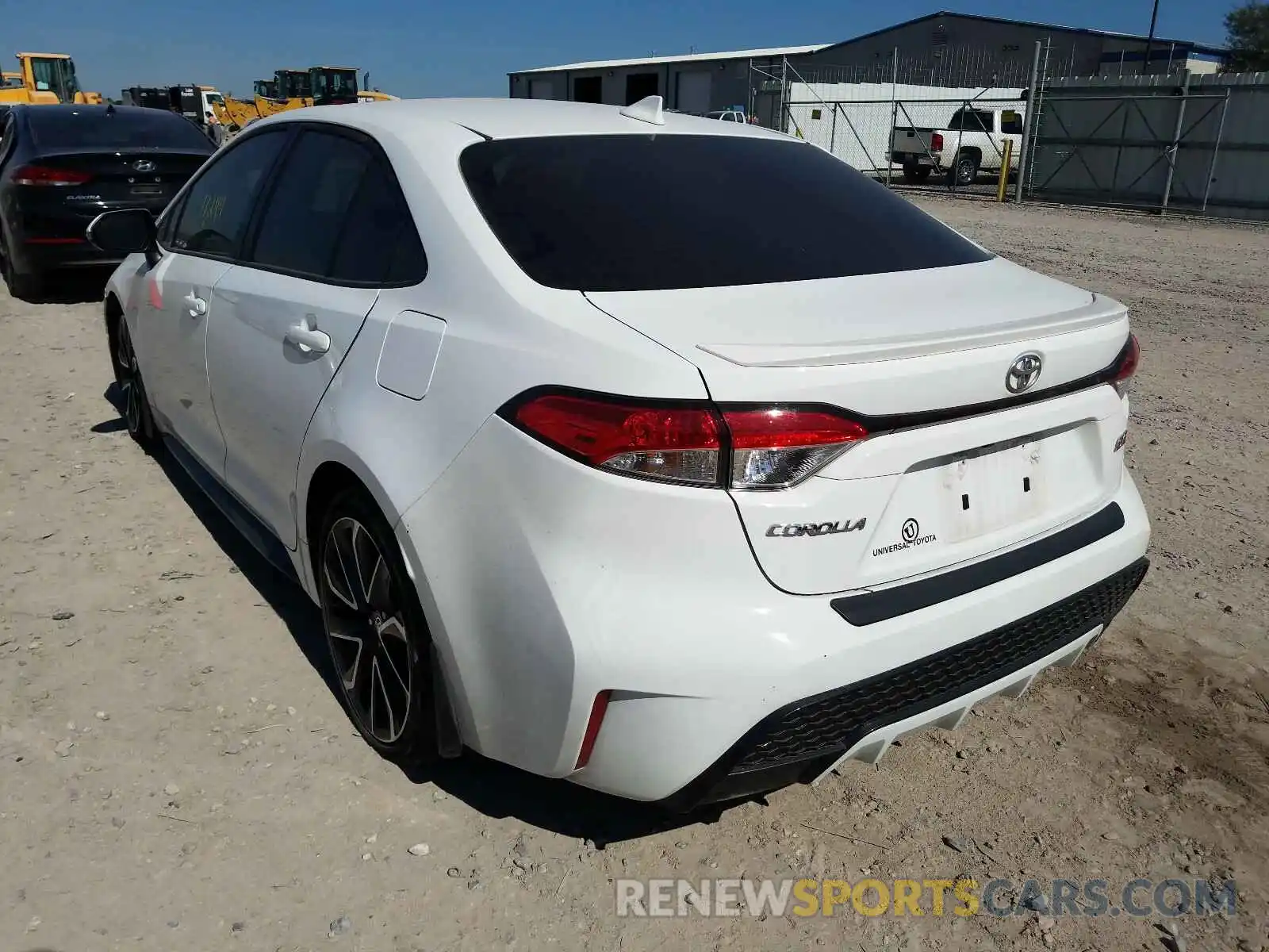 3 Photograph of a damaged car JTDS4RCE7LJ042494 TOYOTA COROLLA 2020