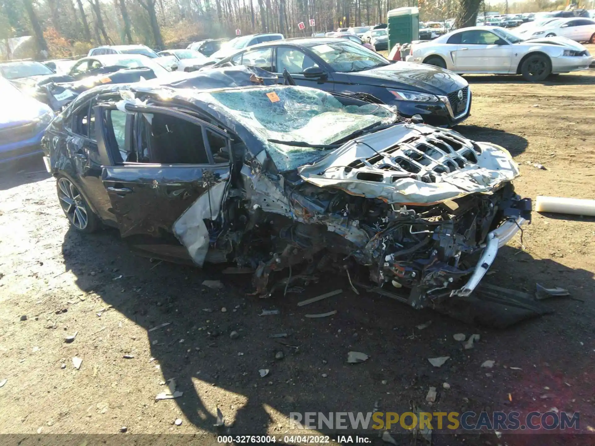 1 Photograph of a damaged car JTDS4RCE7LJ044293 TOYOTA COROLLA 2020