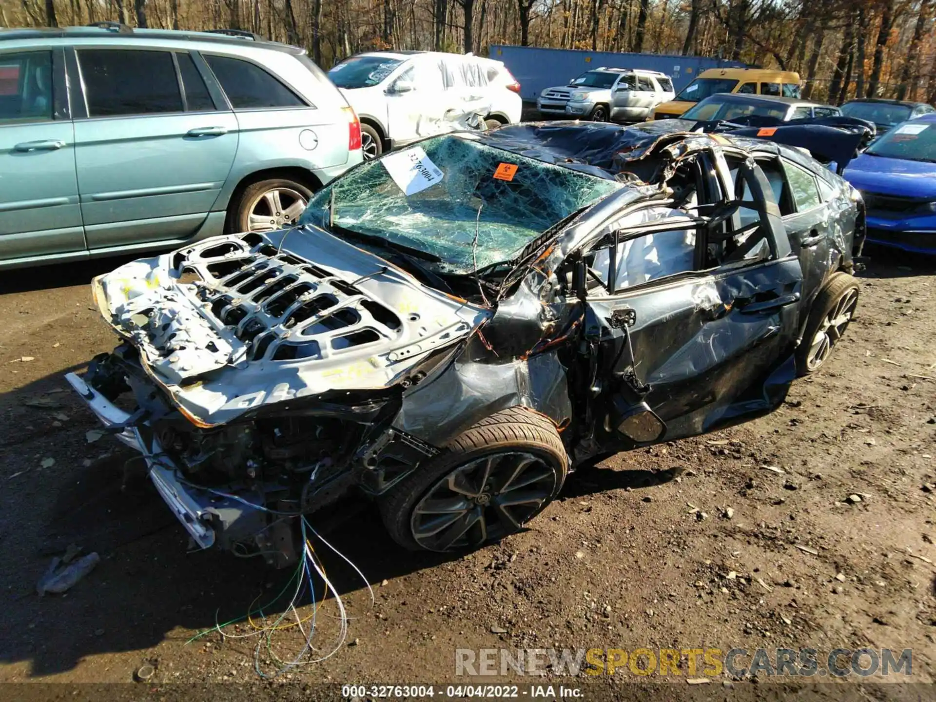 2 Photograph of a damaged car JTDS4RCE7LJ044293 TOYOTA COROLLA 2020