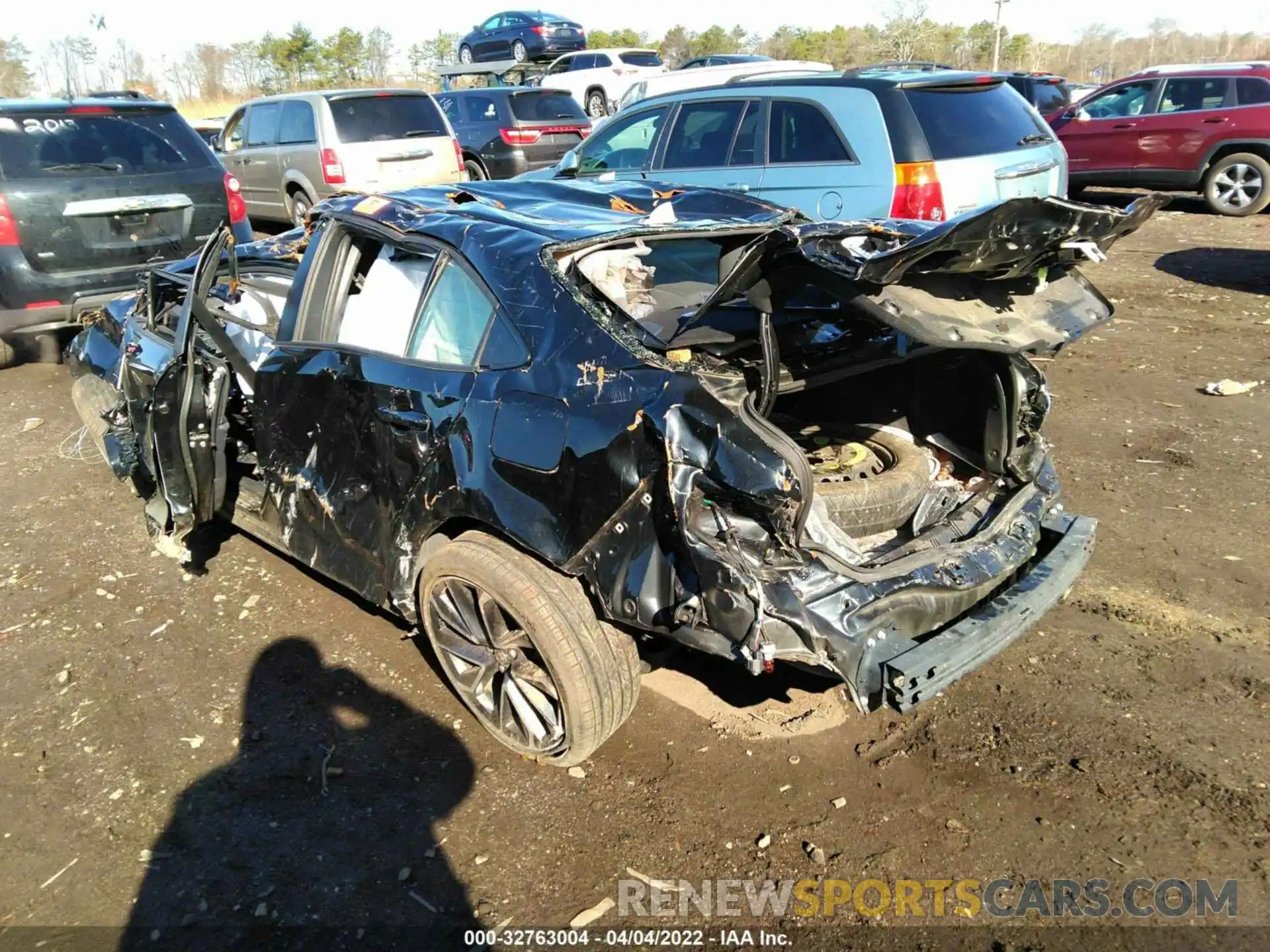 3 Photograph of a damaged car JTDS4RCE7LJ044293 TOYOTA COROLLA 2020