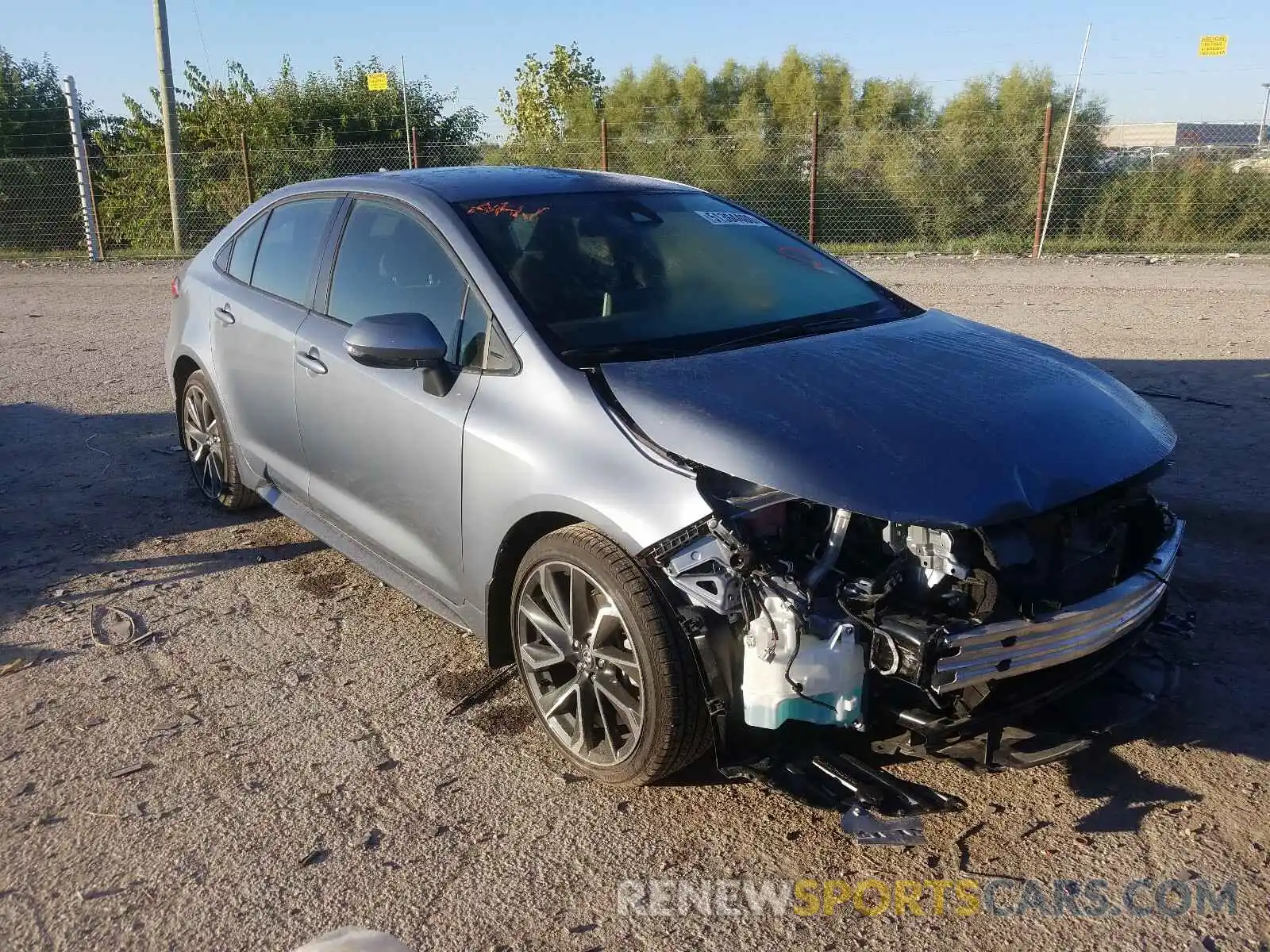 1 Photograph of a damaged car JTDS4RCE7LJ045346 TOYOTA COROLLA 2020