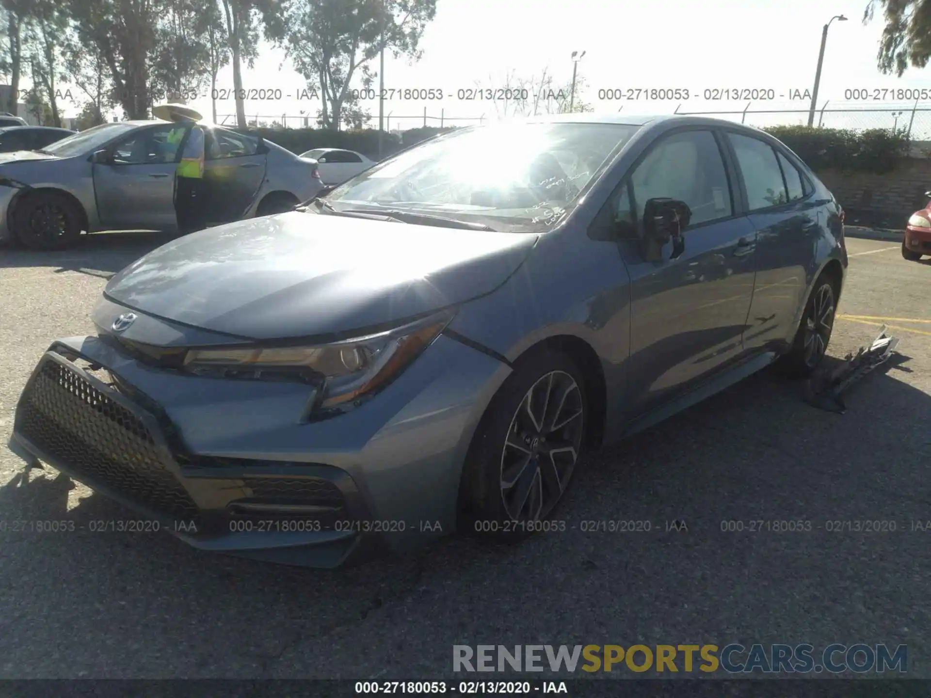 2 Photograph of a damaged car JTDS4RCE7LJ047307 TOYOTA COROLLA 2020