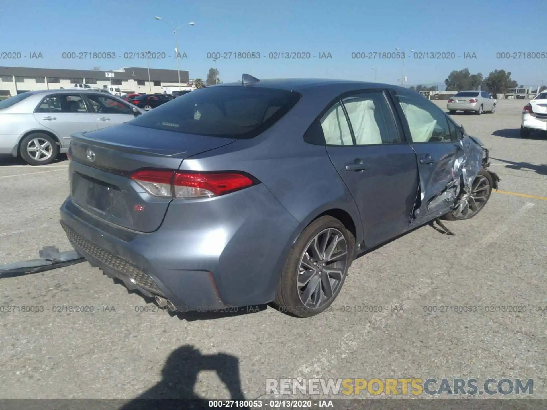 4 Photograph of a damaged car JTDS4RCE7LJ047307 TOYOTA COROLLA 2020