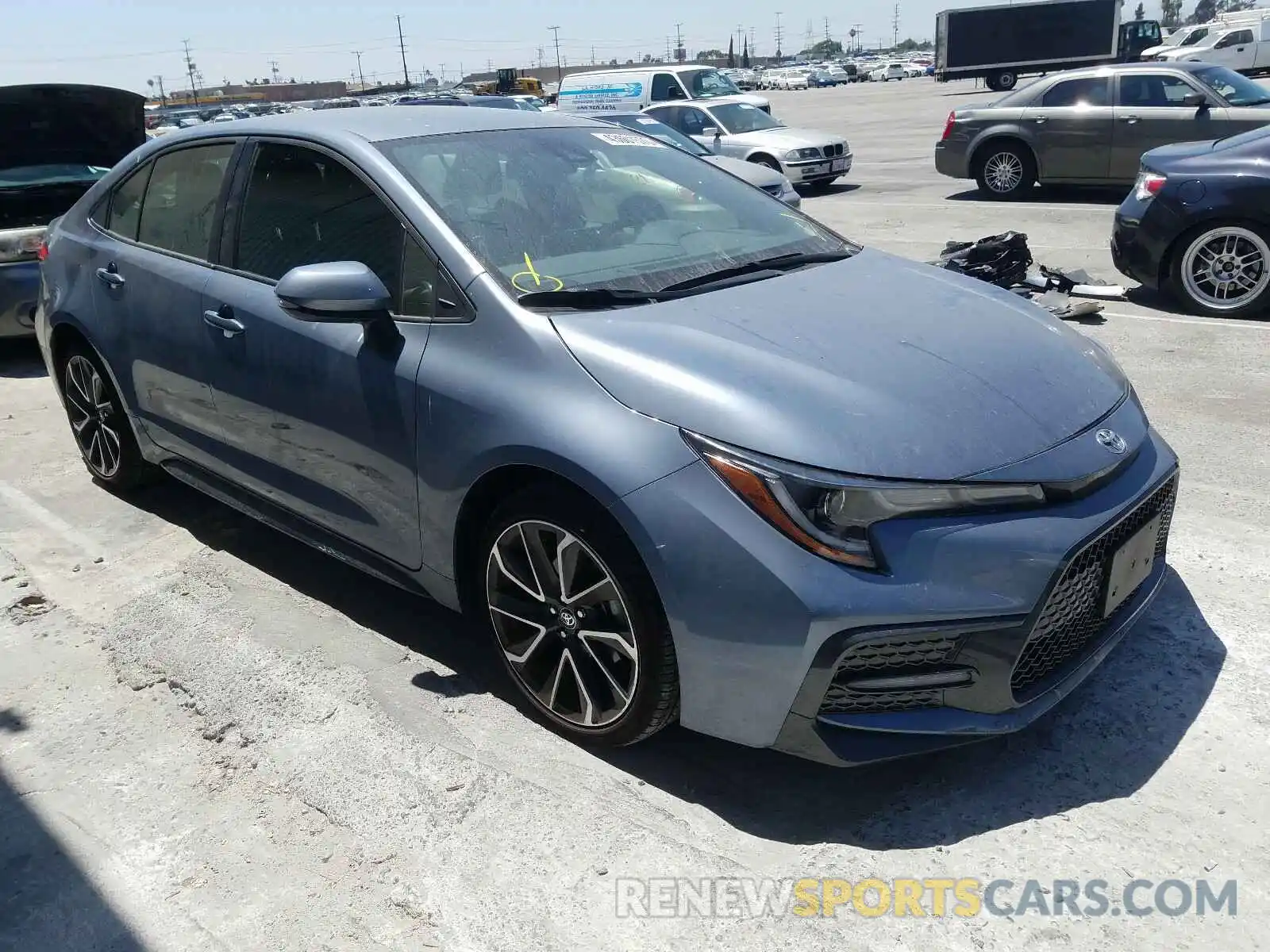 1 Photograph of a damaged car JTDS4RCE7LJ047680 TOYOTA COROLLA 2020