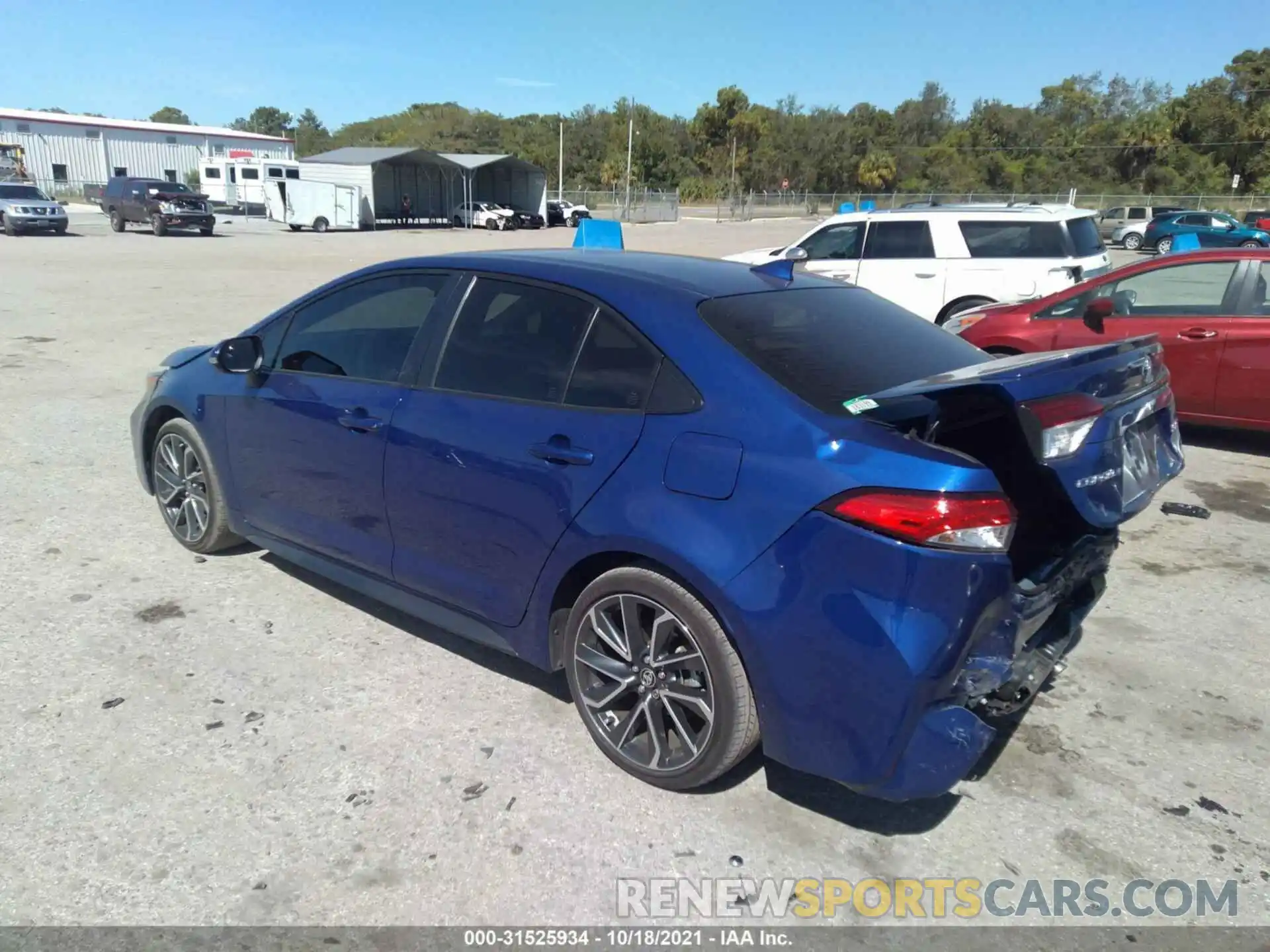 3 Photograph of a damaged car JTDS4RCE7LJ050983 TOYOTA COROLLA 2020