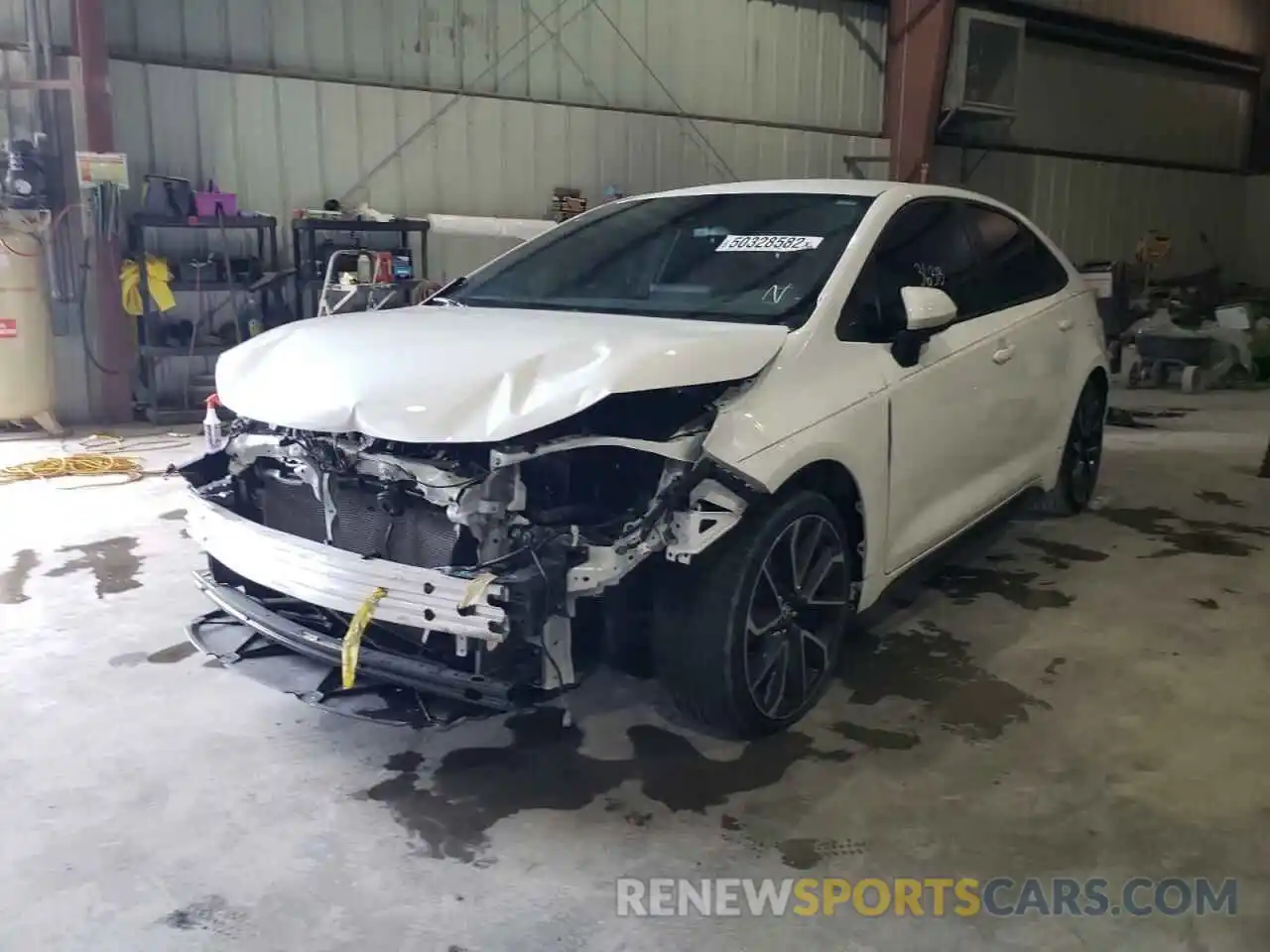 2 Photograph of a damaged car JTDS4RCE7LJ052751 TOYOTA COROLLA 2020