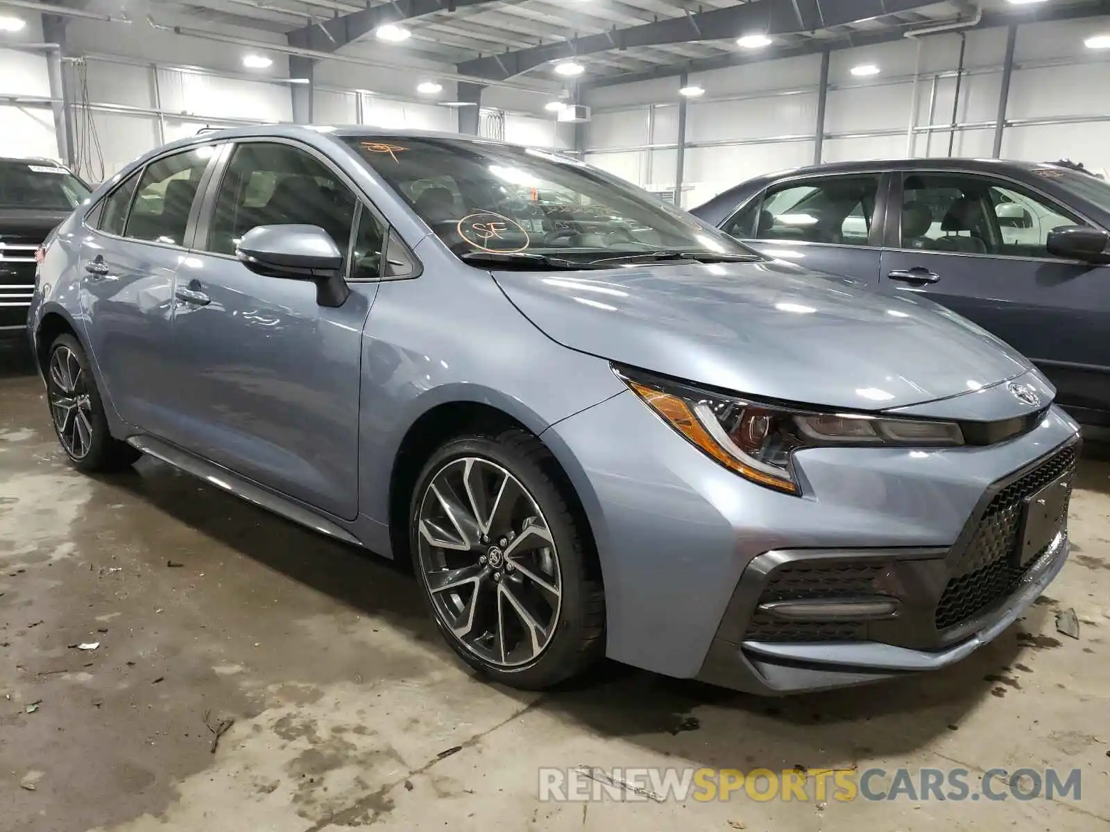 1 Photograph of a damaged car JTDS4RCE7LJ053060 TOYOTA COROLLA 2020