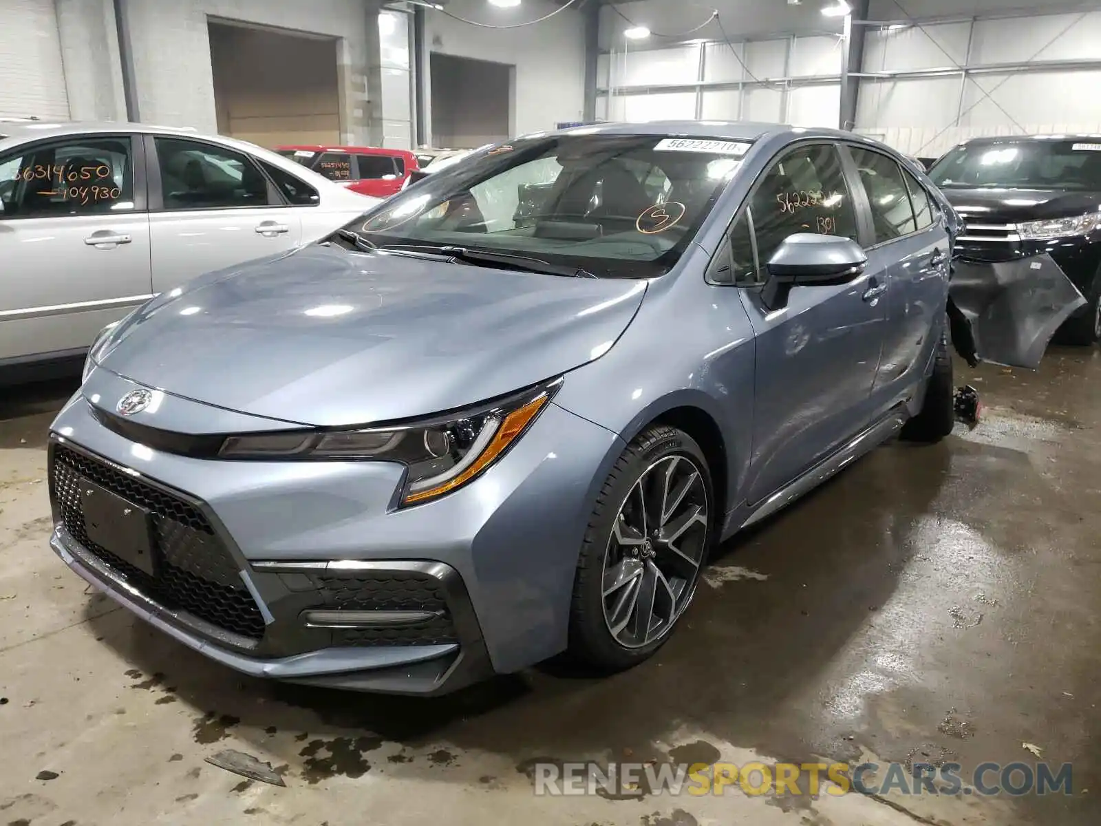 2 Photograph of a damaged car JTDS4RCE7LJ053060 TOYOTA COROLLA 2020