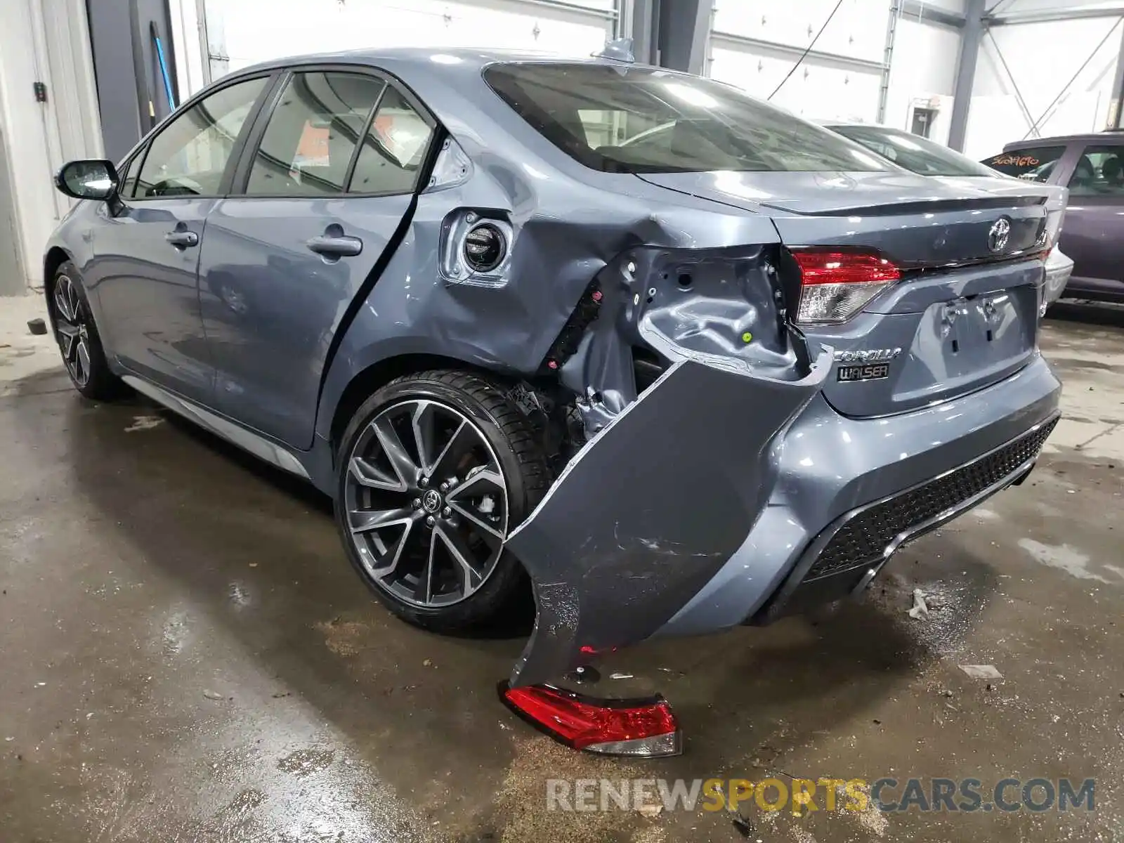 3 Photograph of a damaged car JTDS4RCE7LJ053060 TOYOTA COROLLA 2020