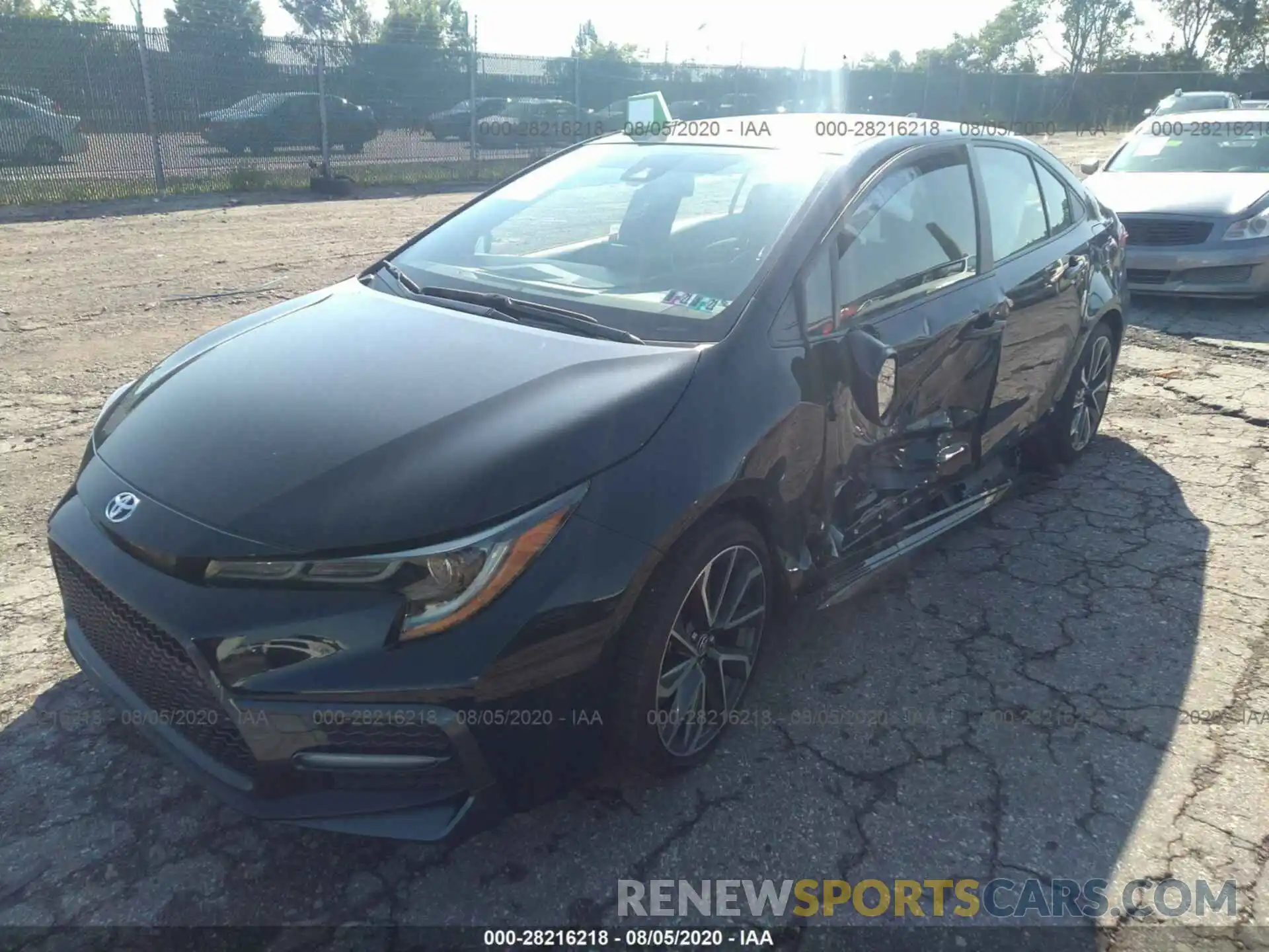 2 Photograph of a damaged car JTDS4RCE8LJ000321 TOYOTA COROLLA 2020