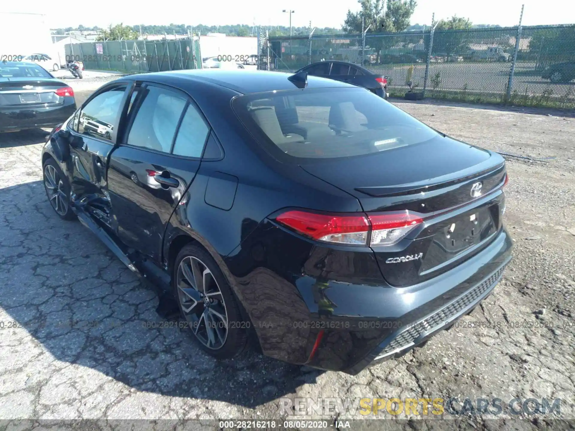 3 Photograph of a damaged car JTDS4RCE8LJ000321 TOYOTA COROLLA 2020