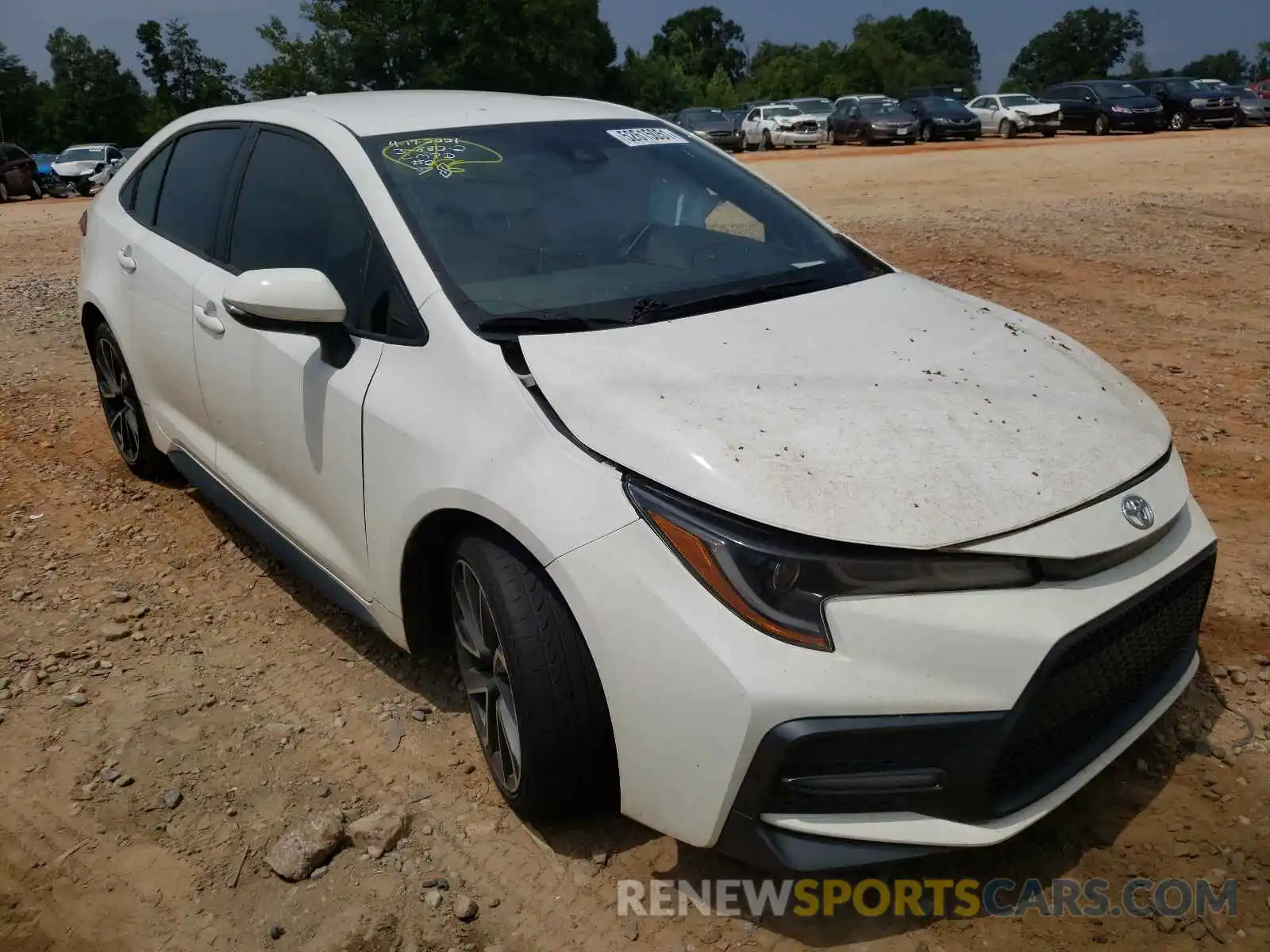 1 Photograph of a damaged car JTDS4RCE8LJ000691 TOYOTA COROLLA 2020