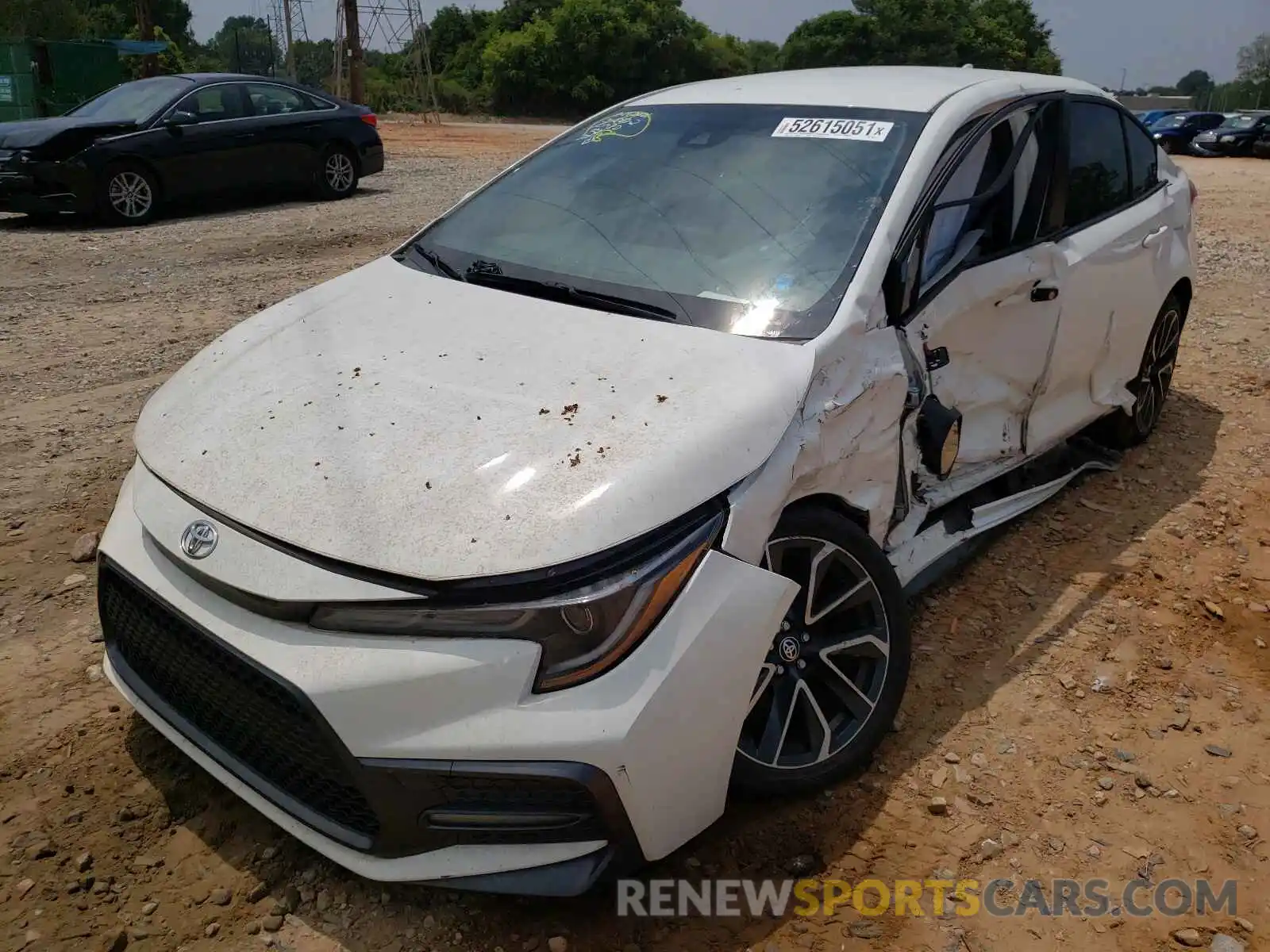 2 Photograph of a damaged car JTDS4RCE8LJ000691 TOYOTA COROLLA 2020