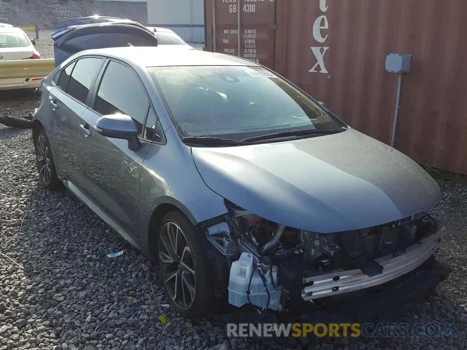 1 Photograph of a damaged car JTDS4RCE8LJ000707 TOYOTA COROLLA 2020