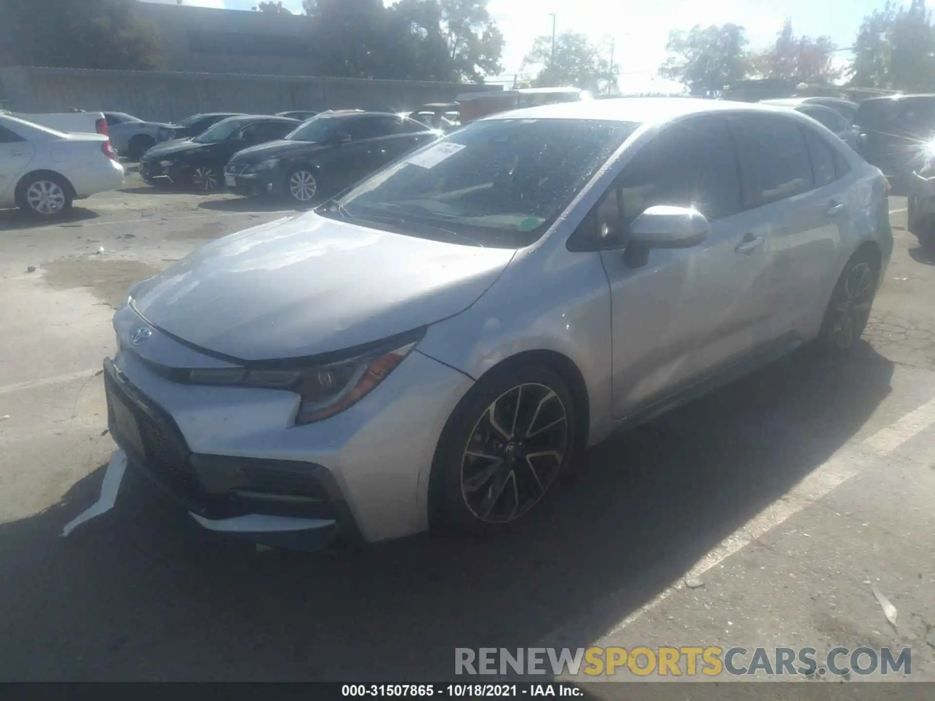 2 Photograph of a damaged car JTDS4RCE8LJ000934 TOYOTA COROLLA 2020