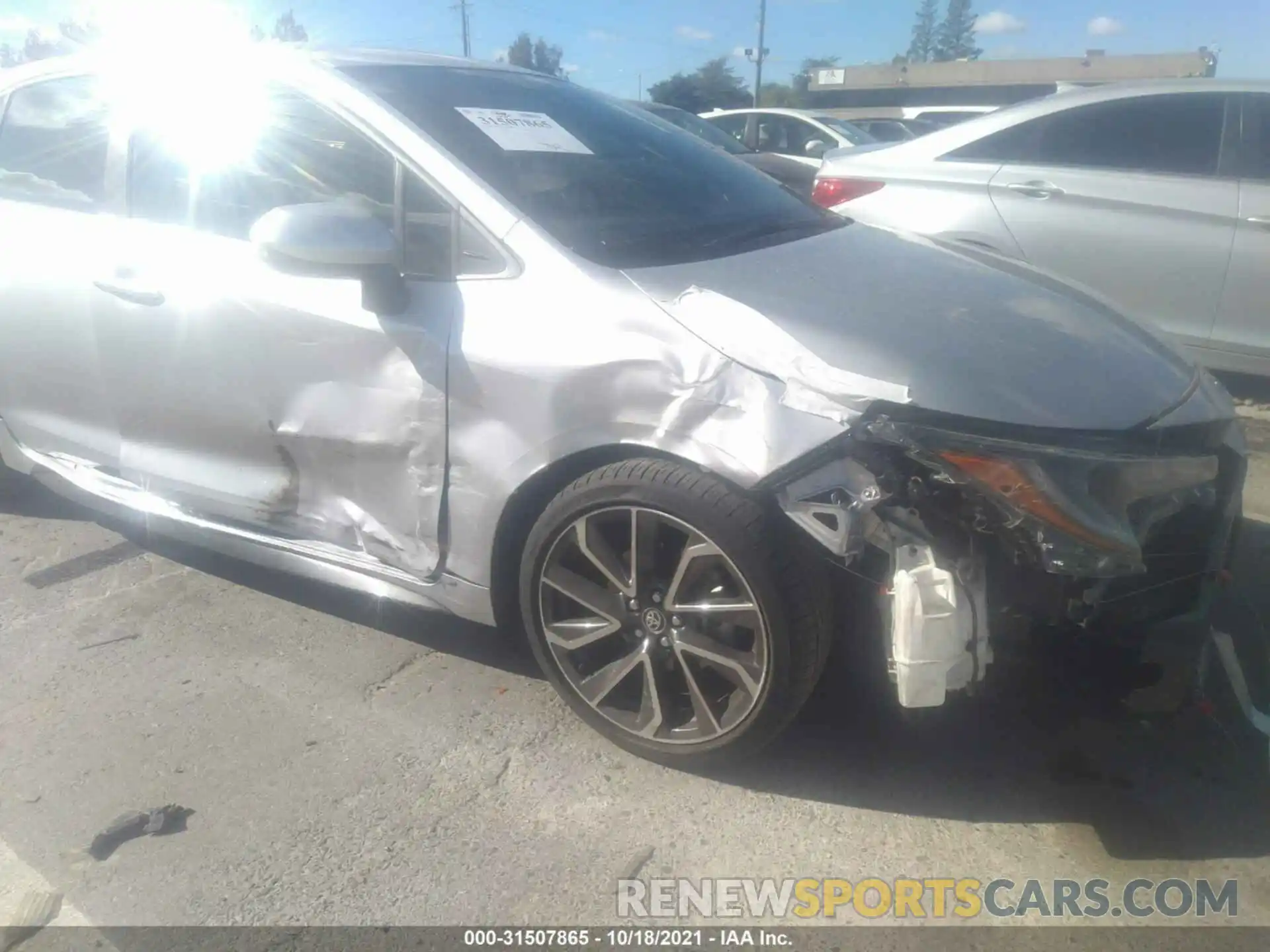 6 Photograph of a damaged car JTDS4RCE8LJ000934 TOYOTA COROLLA 2020