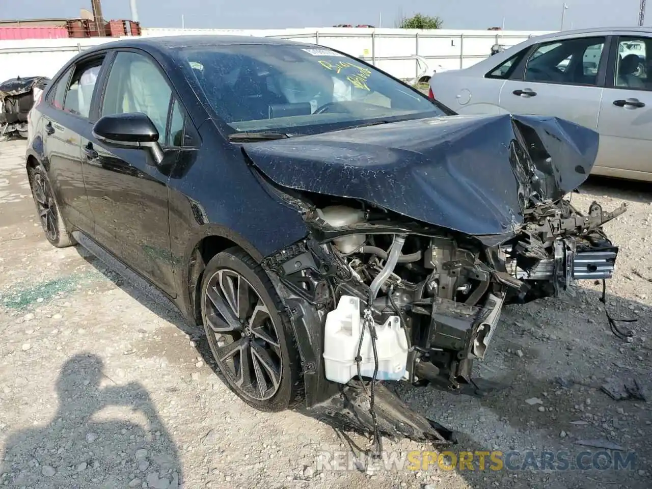 1 Photograph of a damaged car JTDS4RCE8LJ001680 TOYOTA COROLLA 2020