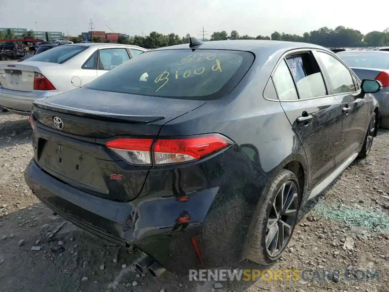 4 Photograph of a damaged car JTDS4RCE8LJ001680 TOYOTA COROLLA 2020